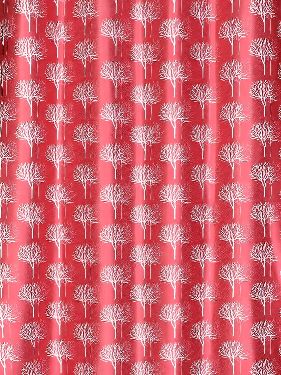 

Galaxy Home Decor Maroon Set of 3 Floral Room Darkening Long Door Curtain