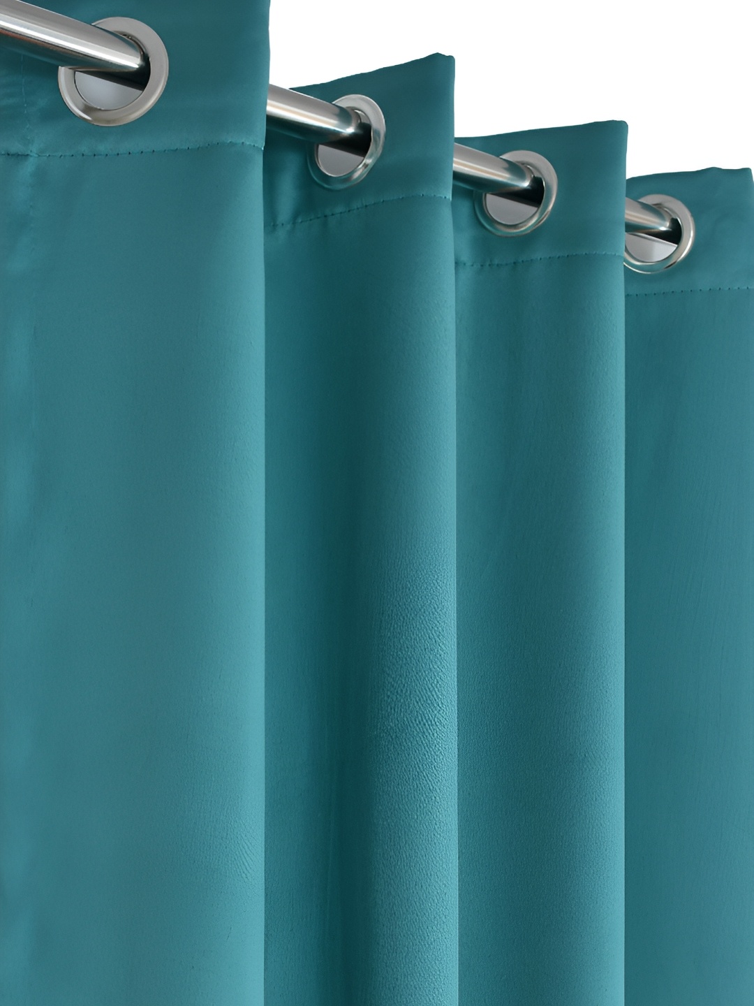 

Galaxy Home Decor Turquoise Blue Floral Room Darkening Window Curtain
