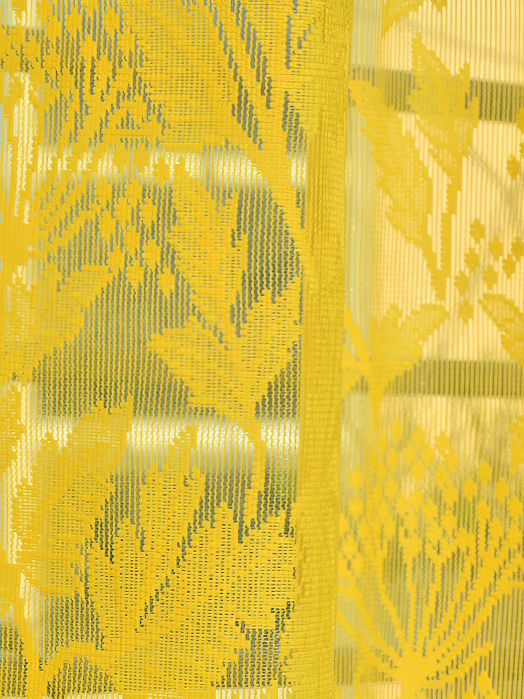 

Galaxy Home Decor Yellow Floral Room Darkening Door Curtain