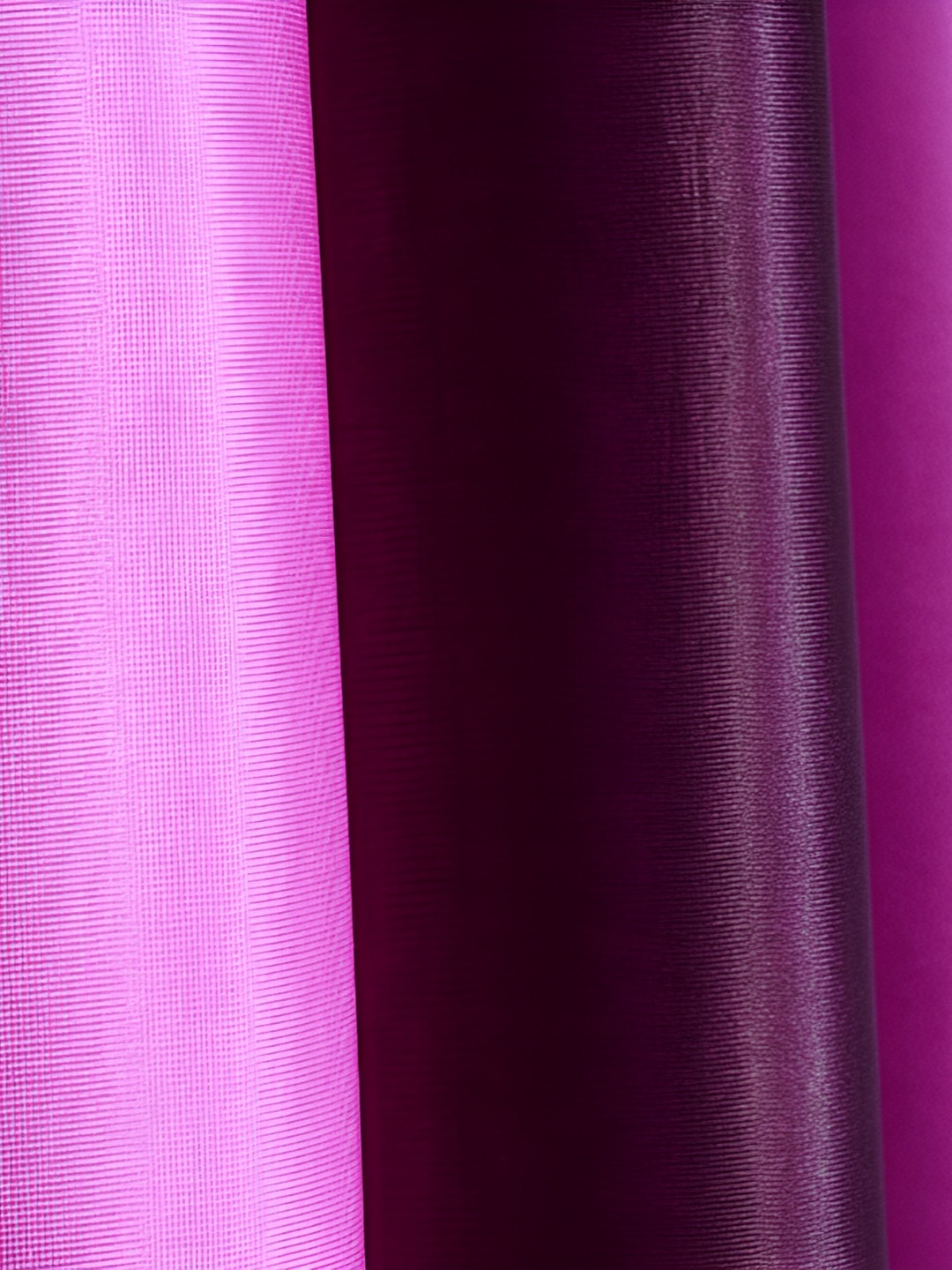 

Galaxy Home Decor Purple Set of 2 Floral Room Darkening Window Curtain