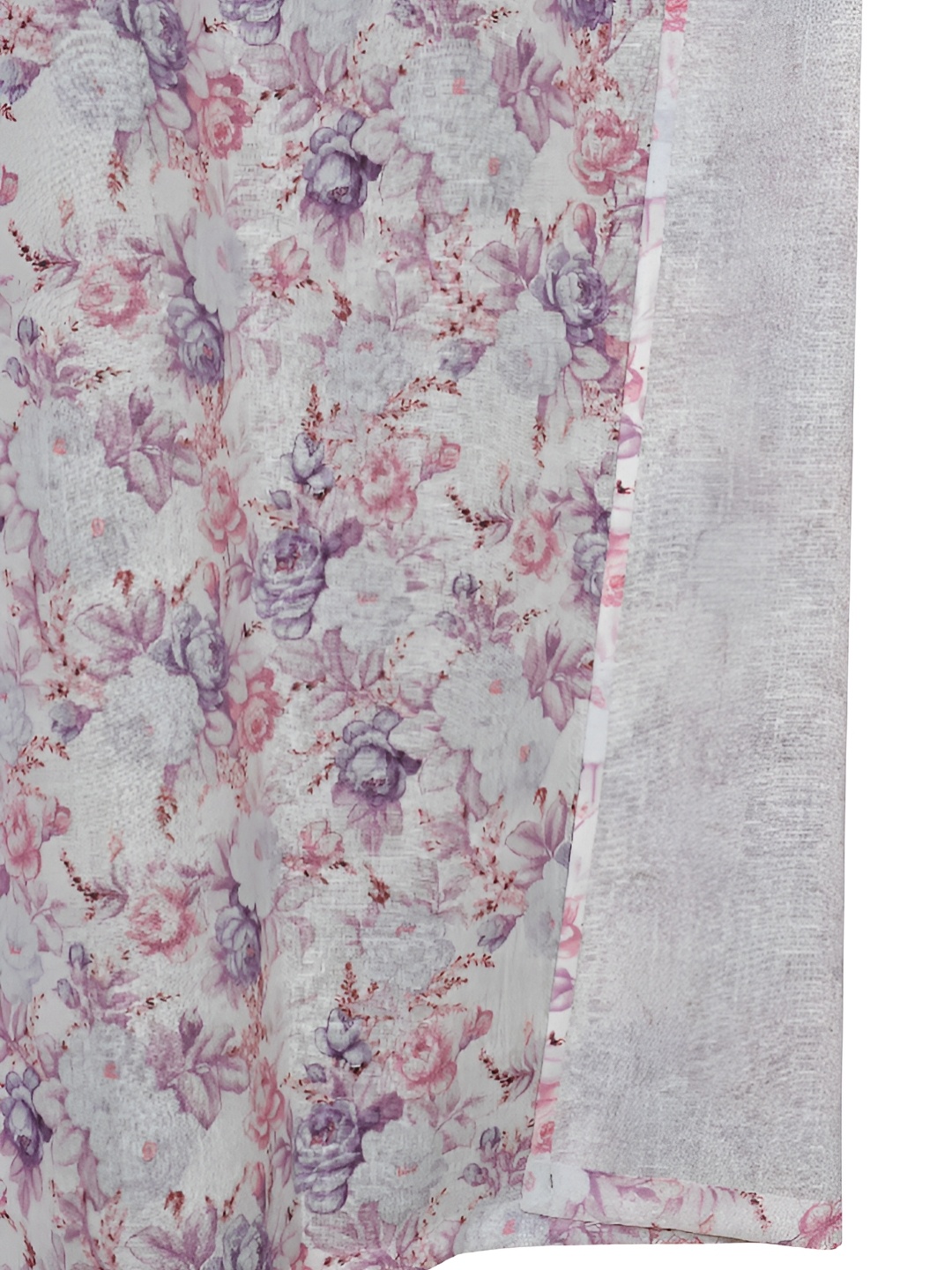 

Galaxy Home Decor Burgundy Floral Room Darkening Window Curtain