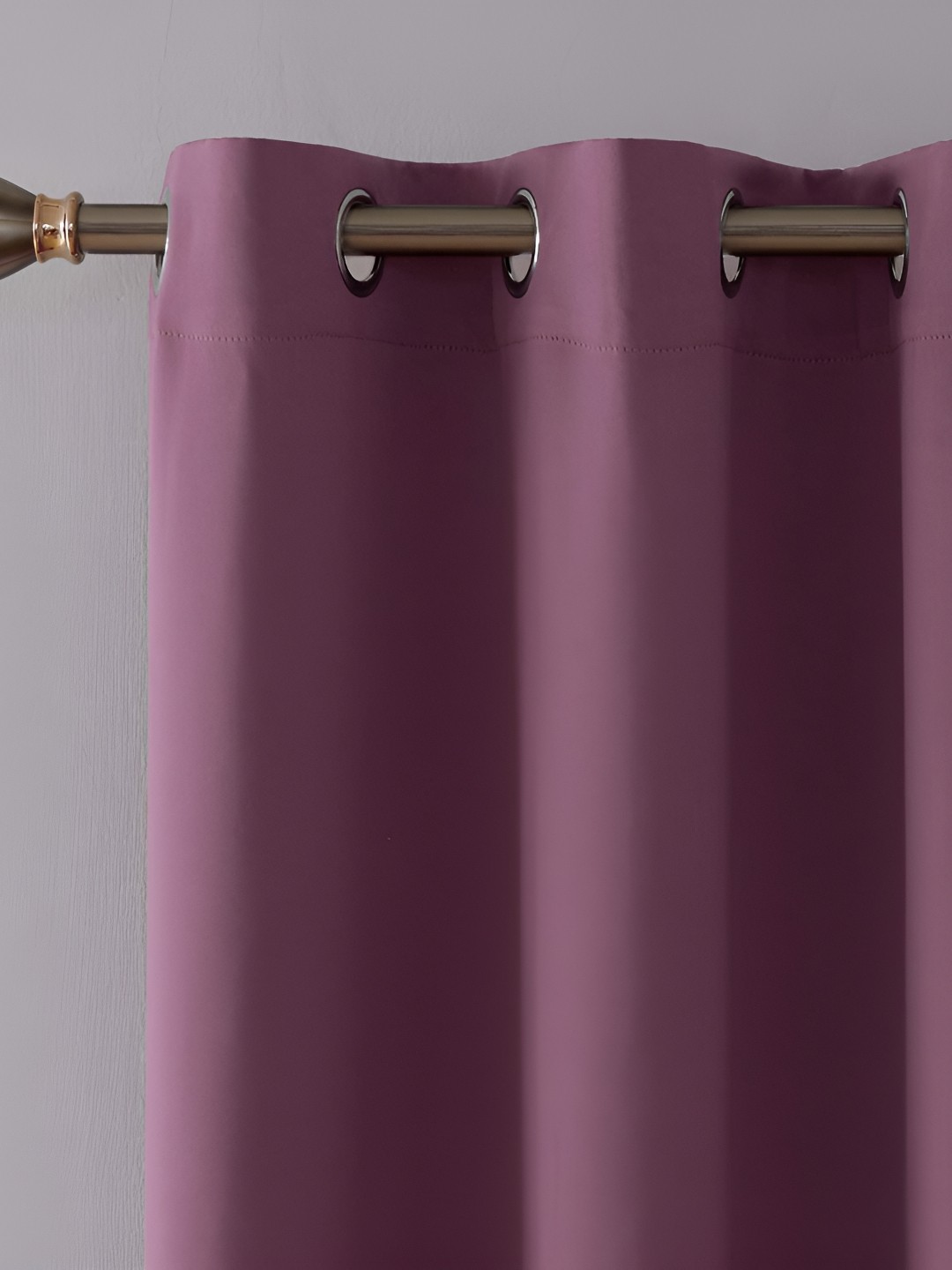 

Galaxy Home Decor Burgundy Set of 2 Floral Room Darkening Window Curtain