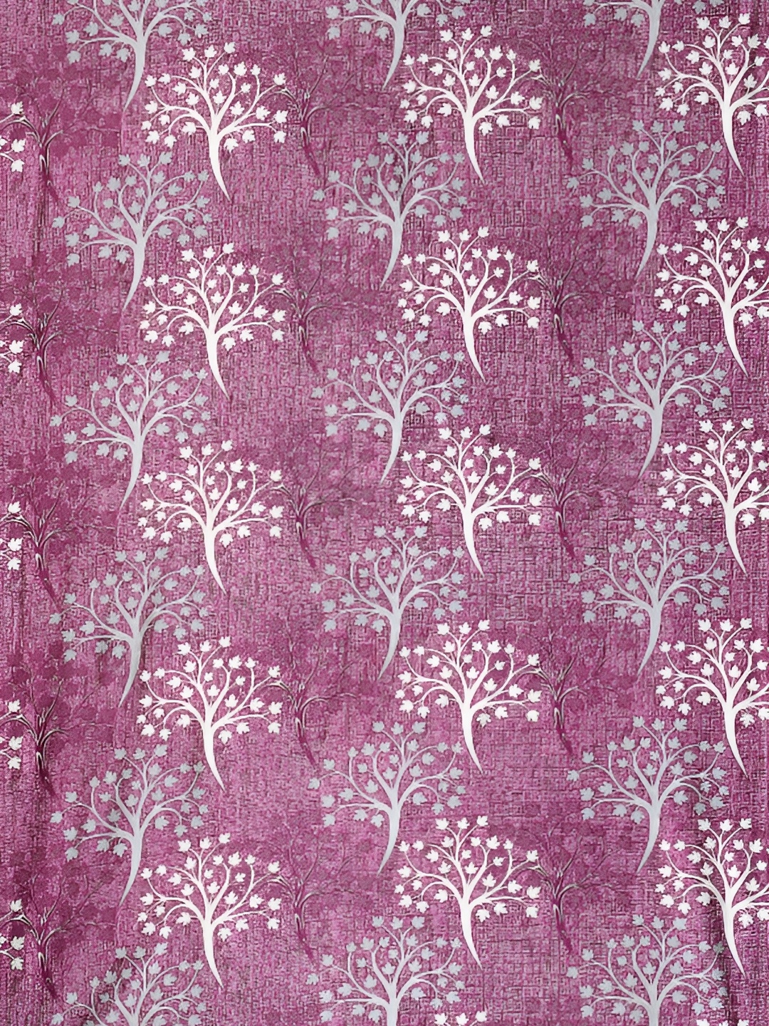 

Galaxy Home Decor Burgundy Set of 3 Floral Room Darkening Window Curtain