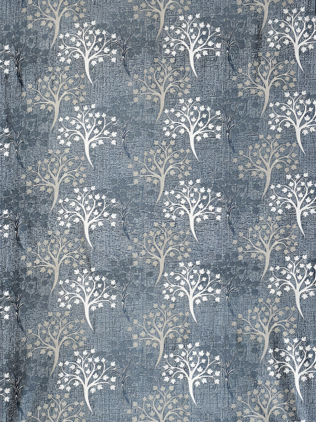 

Galaxy Home Decor Grey Floral Room Darkening Window Curtain