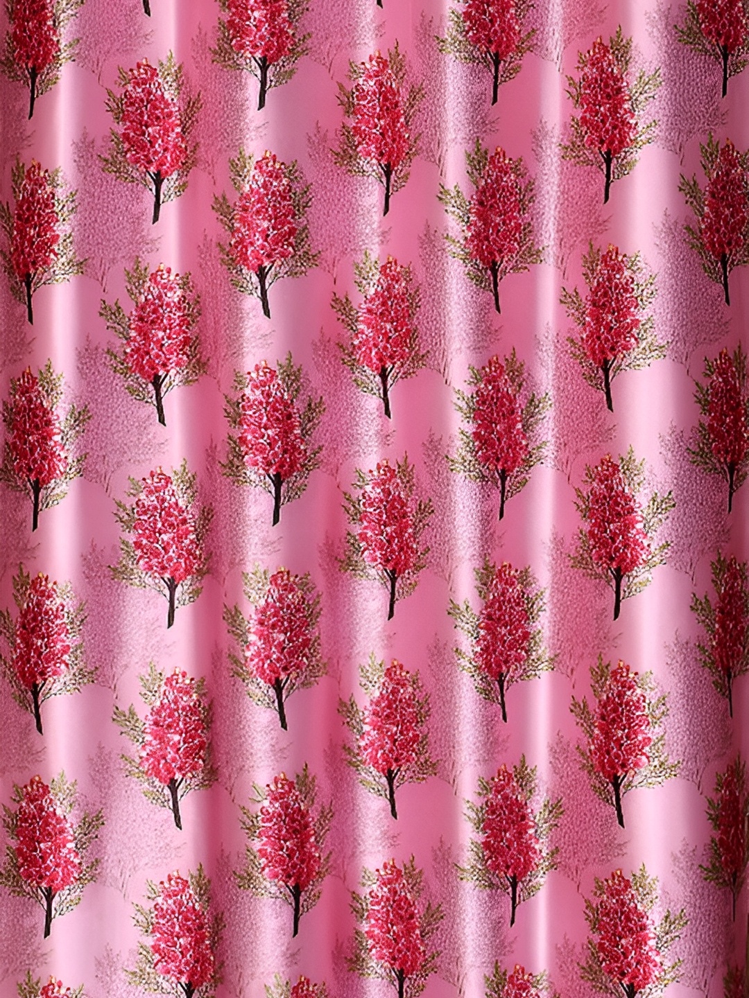 

Galaxy Home Decor Burgundy Floral Room Darkening Window Curtain
