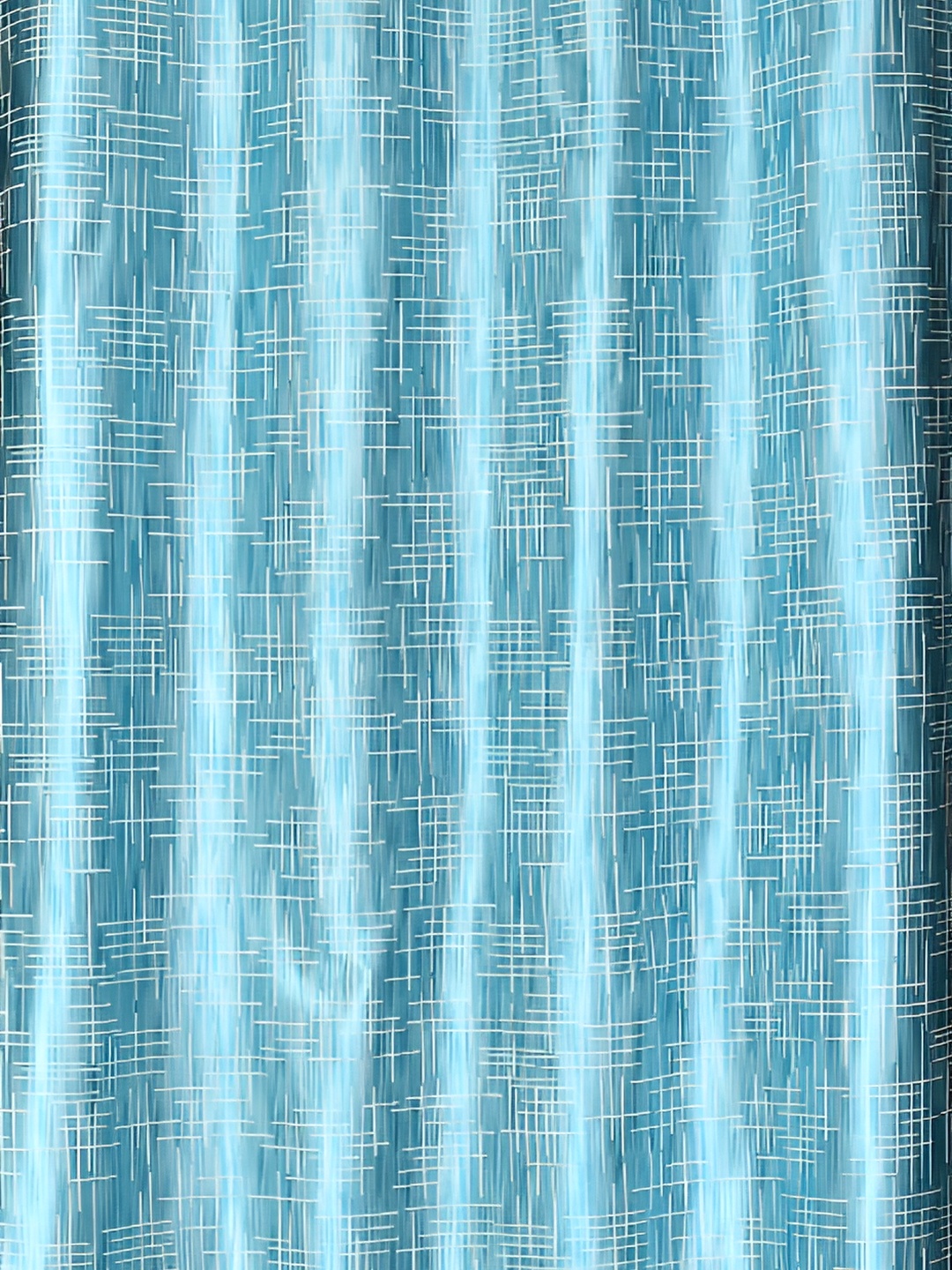 

Galaxy Home Decor Turquoise Blue Set of 2 Floral Room Darkening Window Curtain