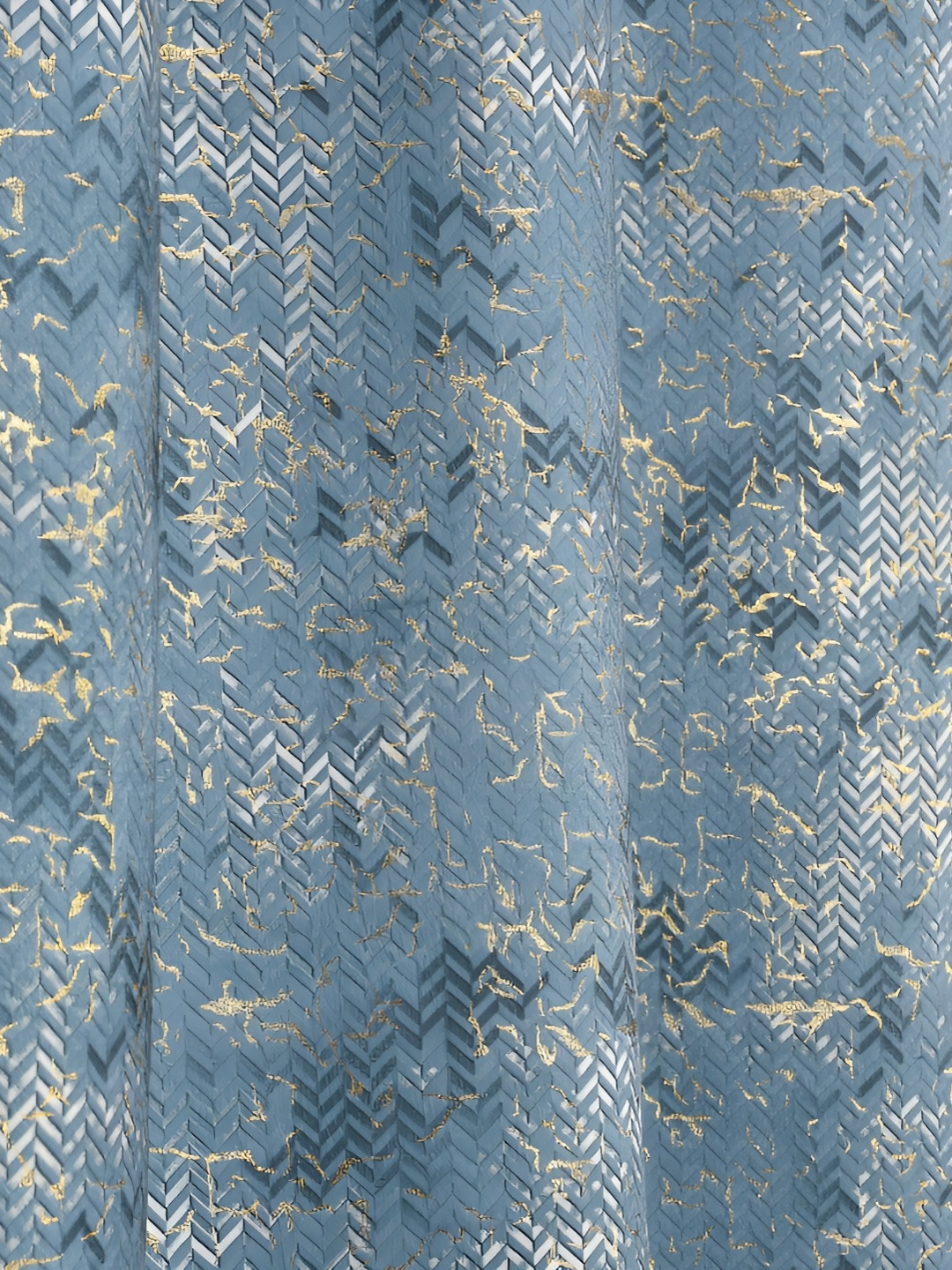

Galaxy Home Decor Grey Set of 2 Floral Room Darkening Door Curtain