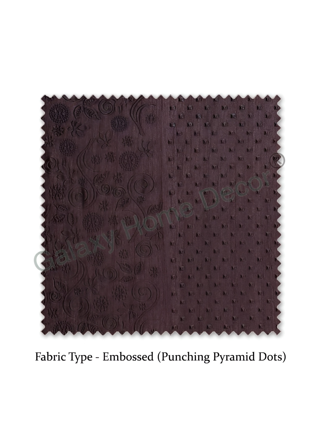 

Galaxy Home Decor Brown Set of 2 Floral Room Darkening Window Curtain