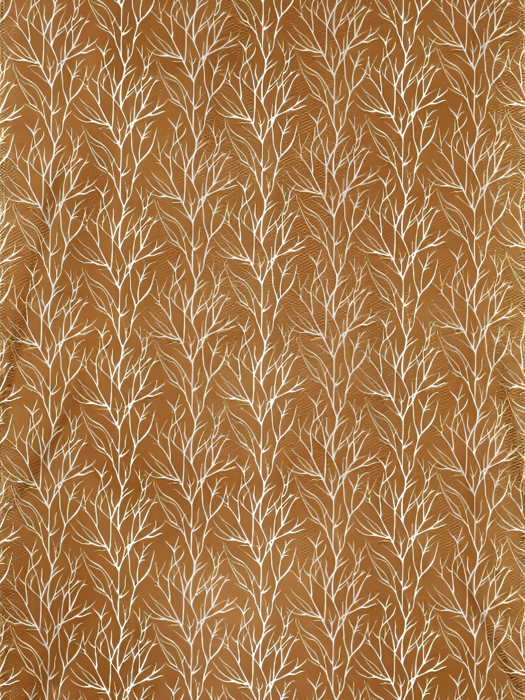 

Galaxy Home Decor Gold-Toned Set of 2 Floral Room Darkening Long Door Curtain