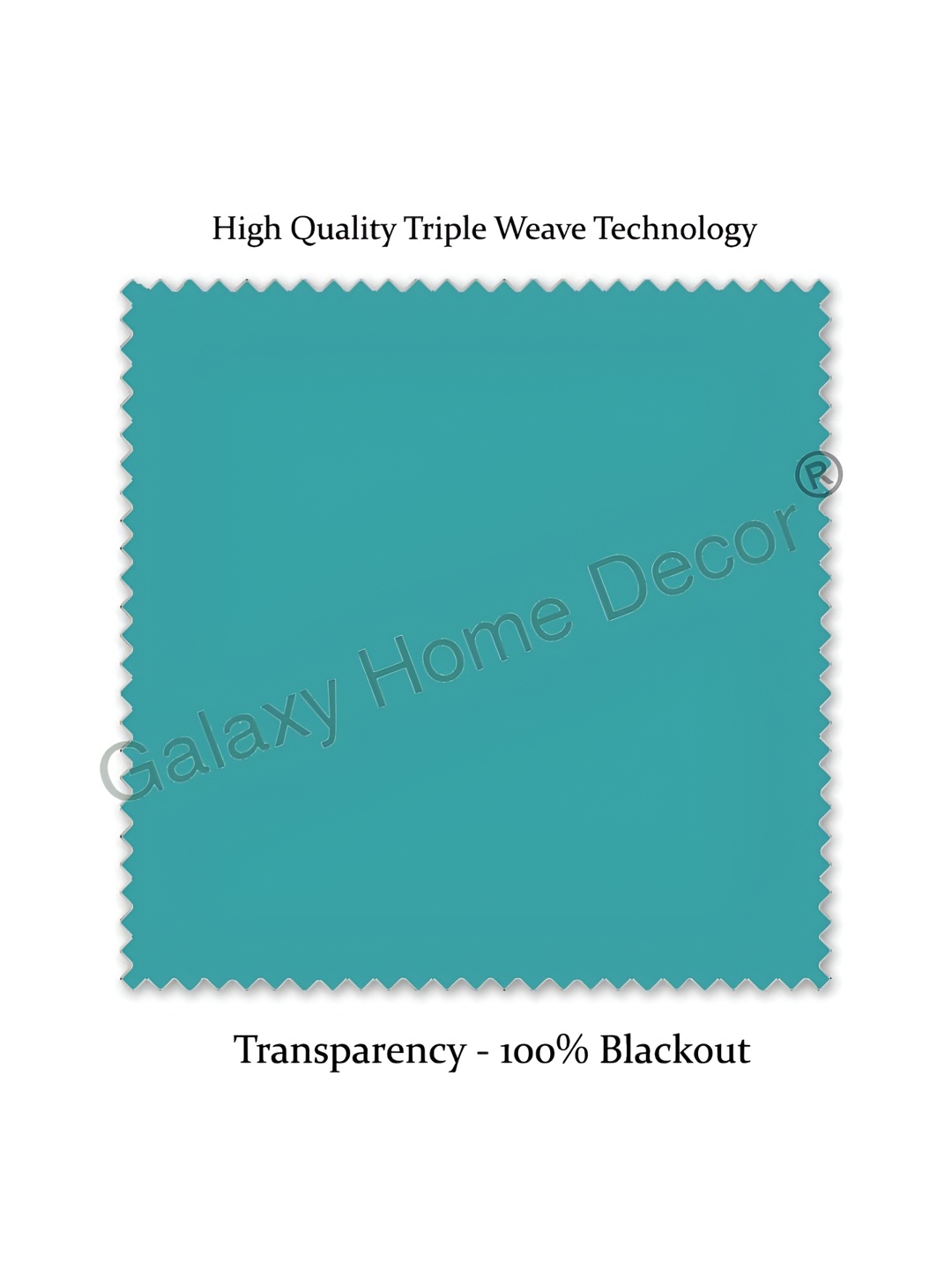 

Galaxy Home Decor Turquoise Blue Floral Room Darkening Window Curtain