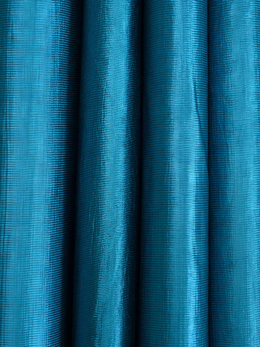

Galaxy Home Decor Turquoise Blue Set of 3 Floral Room Darkening Window Curtain