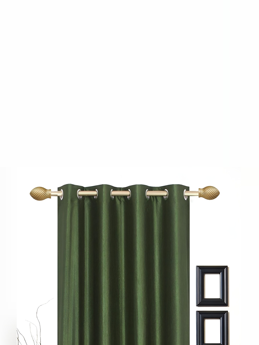 

Galaxy Home Decor Green Floral Room Darkening Door Curtain