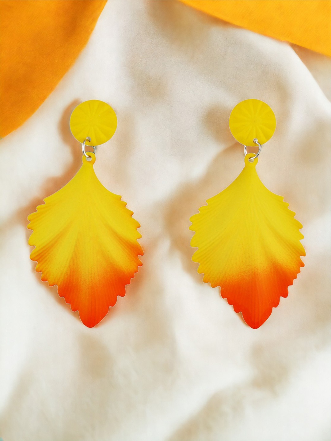 

LUCKY JEWELLERY Gold-Plated Contemporary Drop Earrings, Yellow