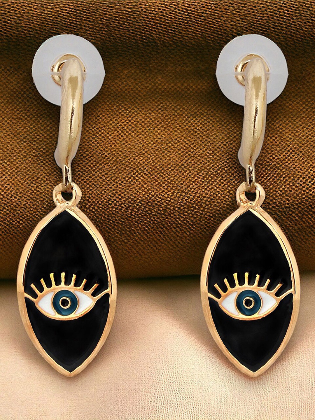 

LUCKY JEWELLERY 18k Gold Plated Contemporary Drop Earrings