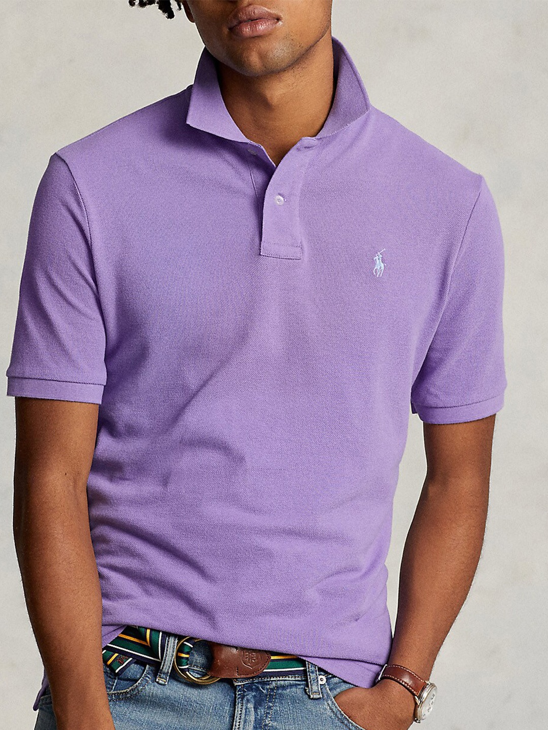 

Polo Ralph Lauren Polo Cotton Cotton Slim-Fit T-Shirt, Purple
