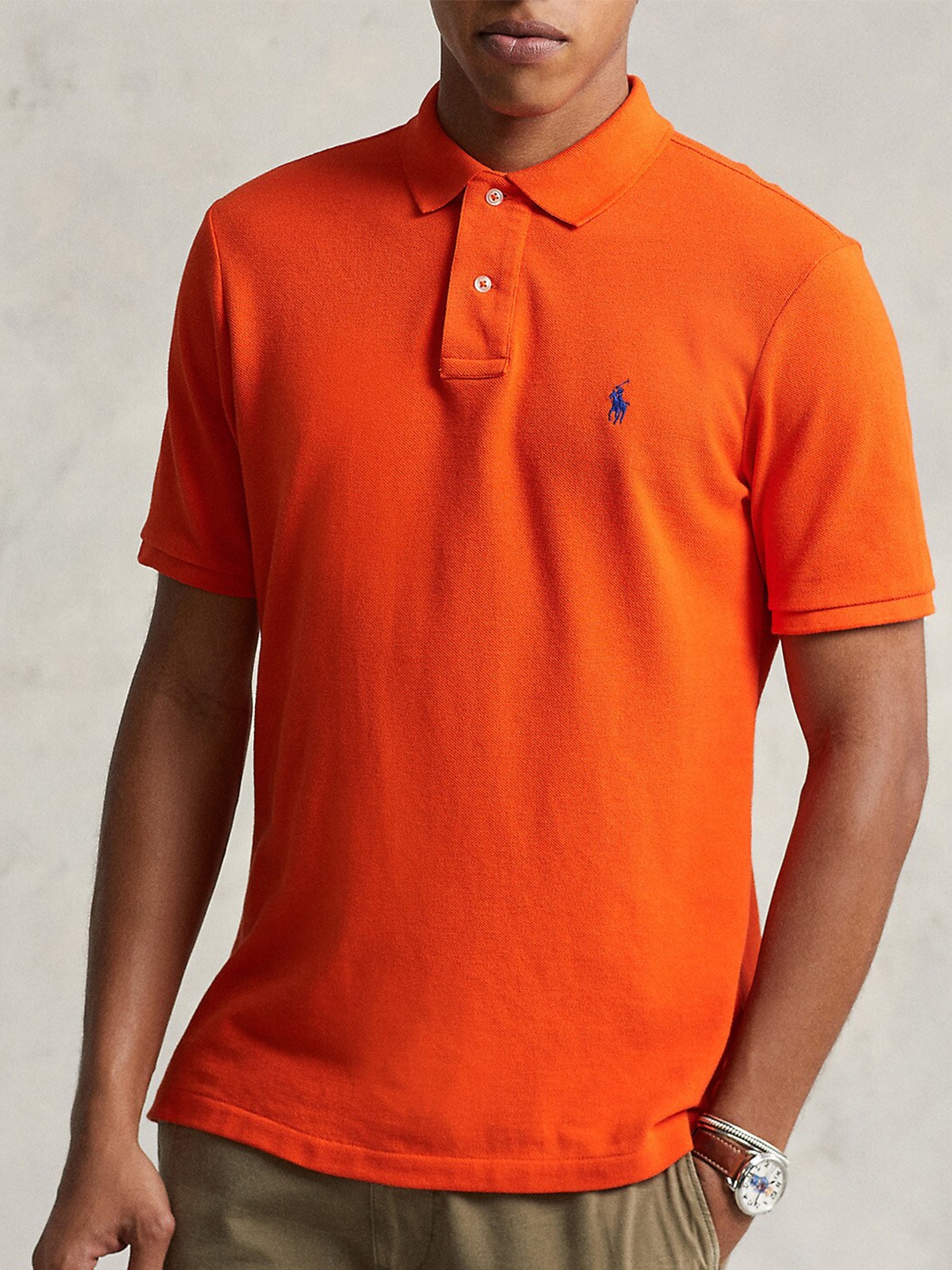 

Polo Ralph Lauren Polo Cotton Cotton Slim-Fit T-Shirt, Orange