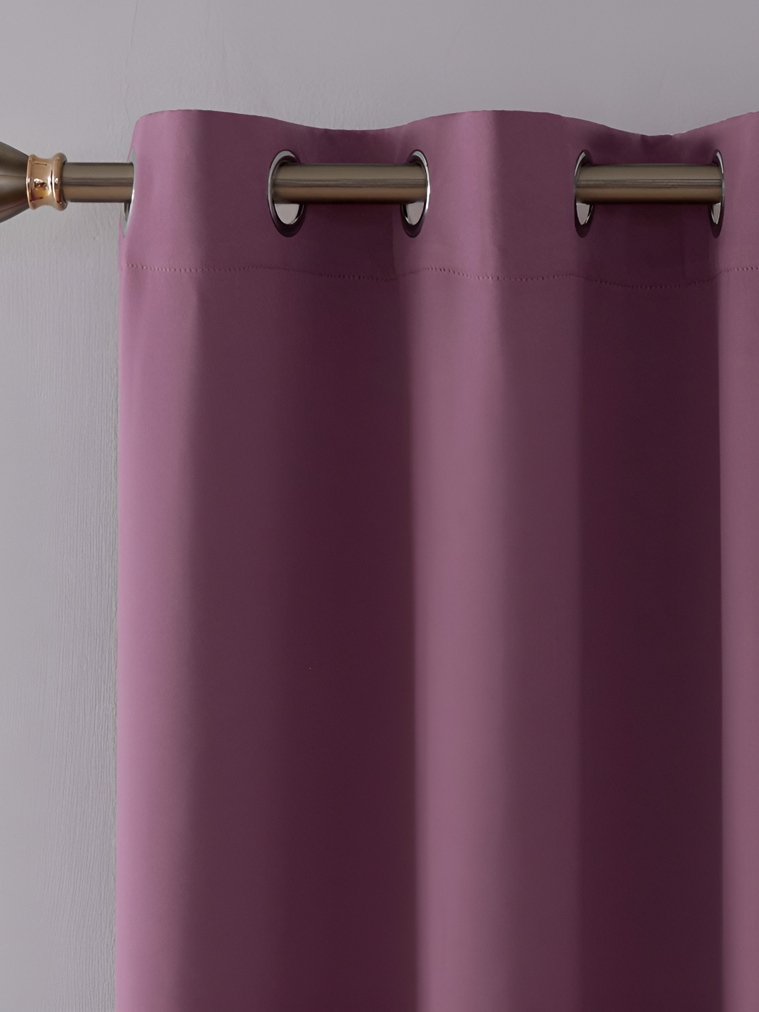 

Galaxy Home Decor Burgundy Set of 2 Floral Room Darkening Long Door Curtain