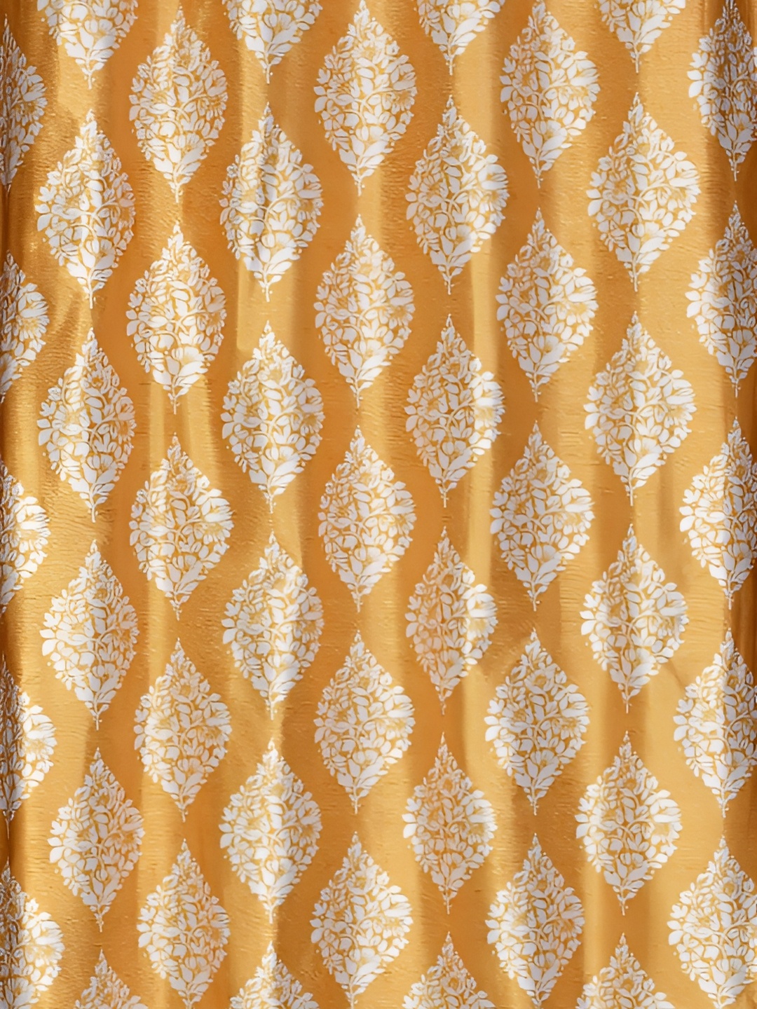 

Galaxy Home Decor Gold-Toned Floral Room Darkening Window Curtain