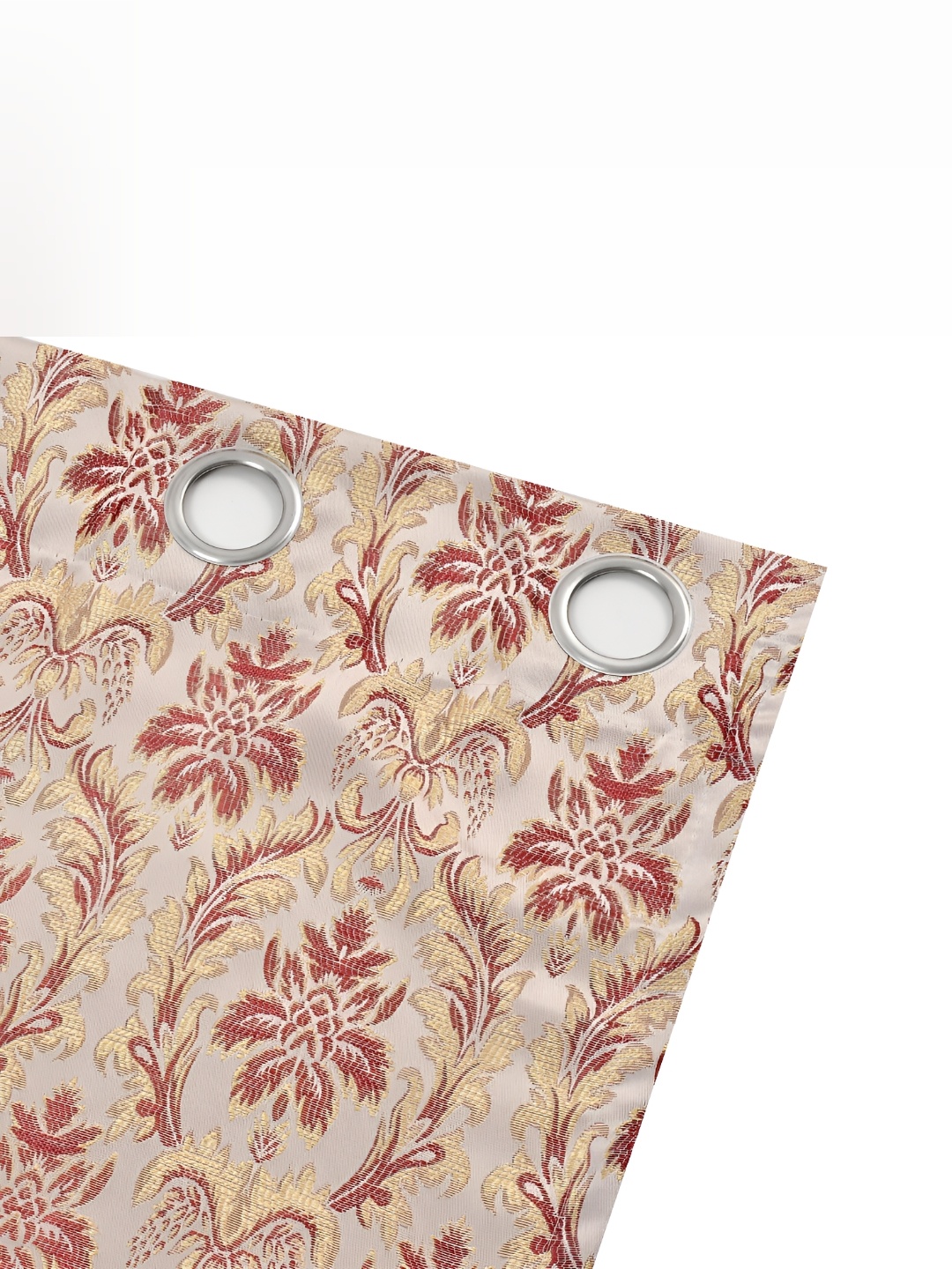 

Galaxy Home Decor Maroon Set of 3 Floral Room Darkening Long Door Curtain