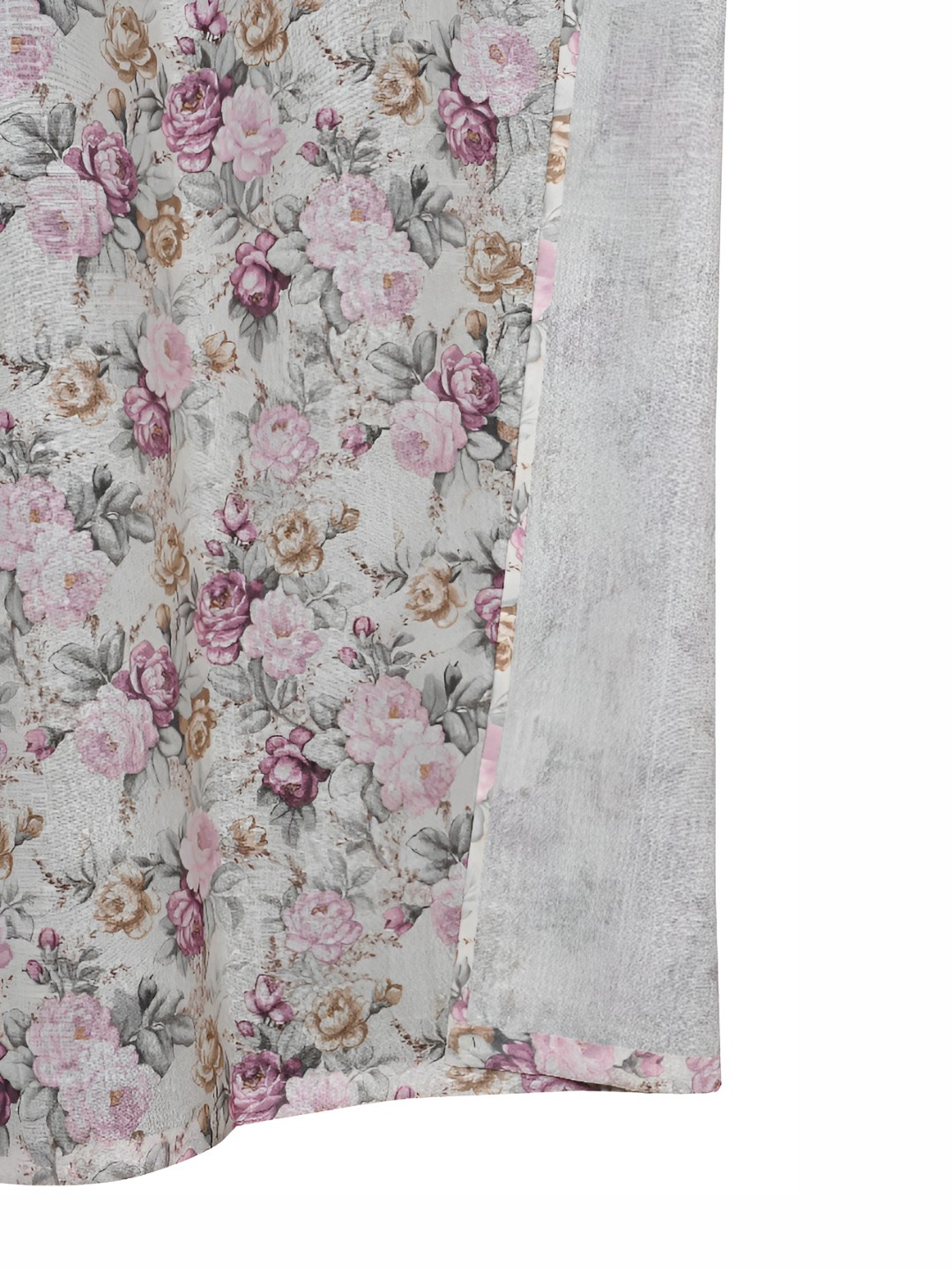 

Galaxy Home Decor Pink Set of 2 Floral Room Darkening Door Curtain