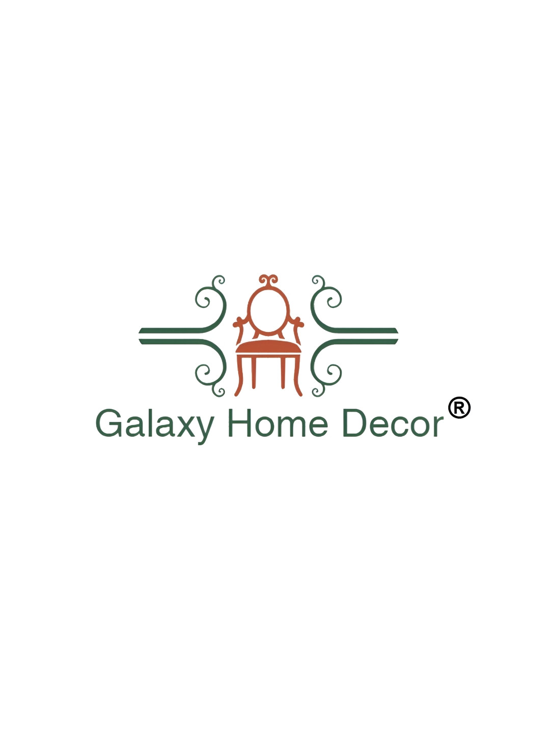 

Galaxy Home Decor Green Set of 2 Floral Room Darkening Door Curtain