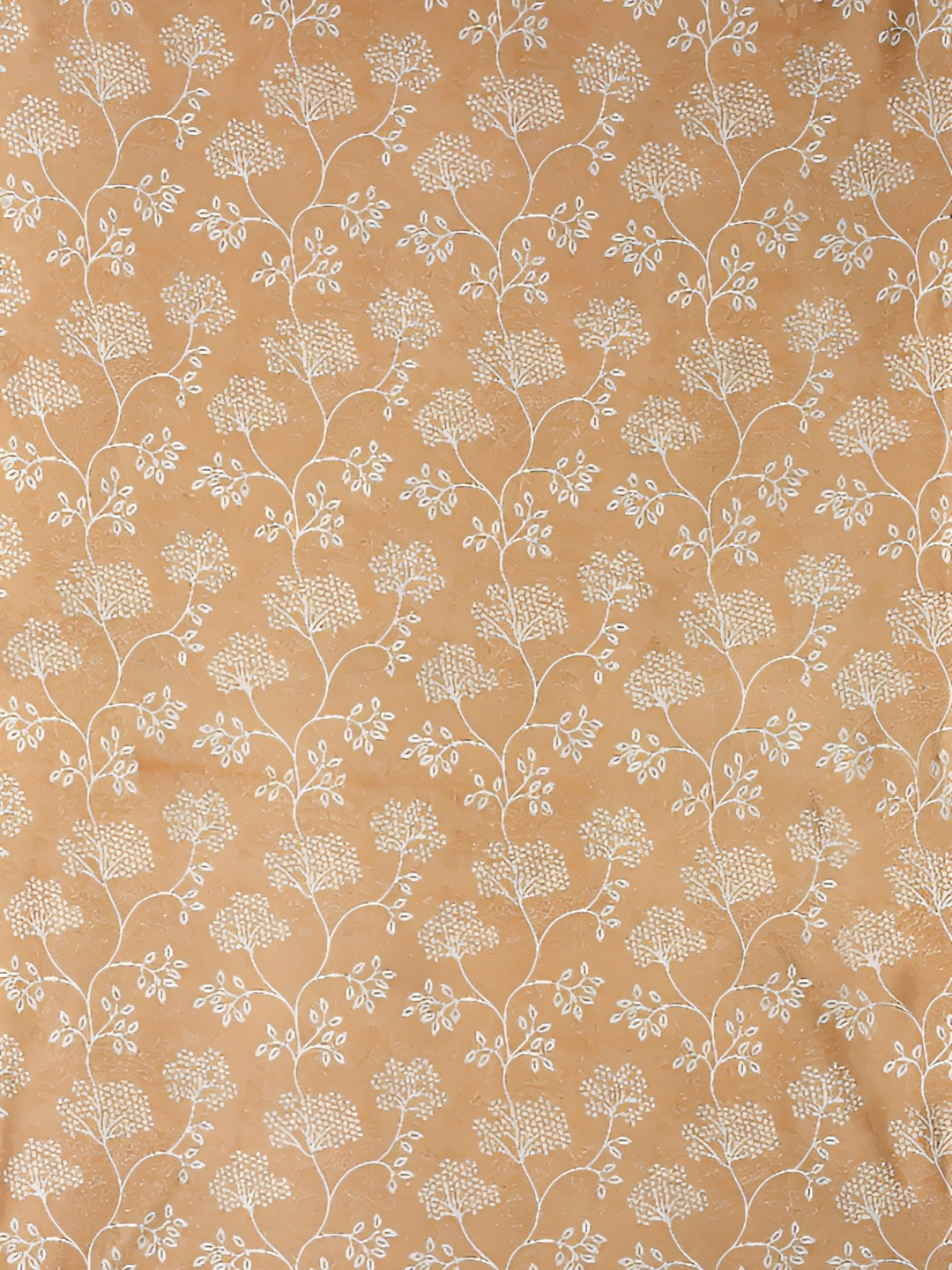 

Galaxy Home Decor Gold-Toned Set of 2 Floral Room Darkening Long Door Curtain