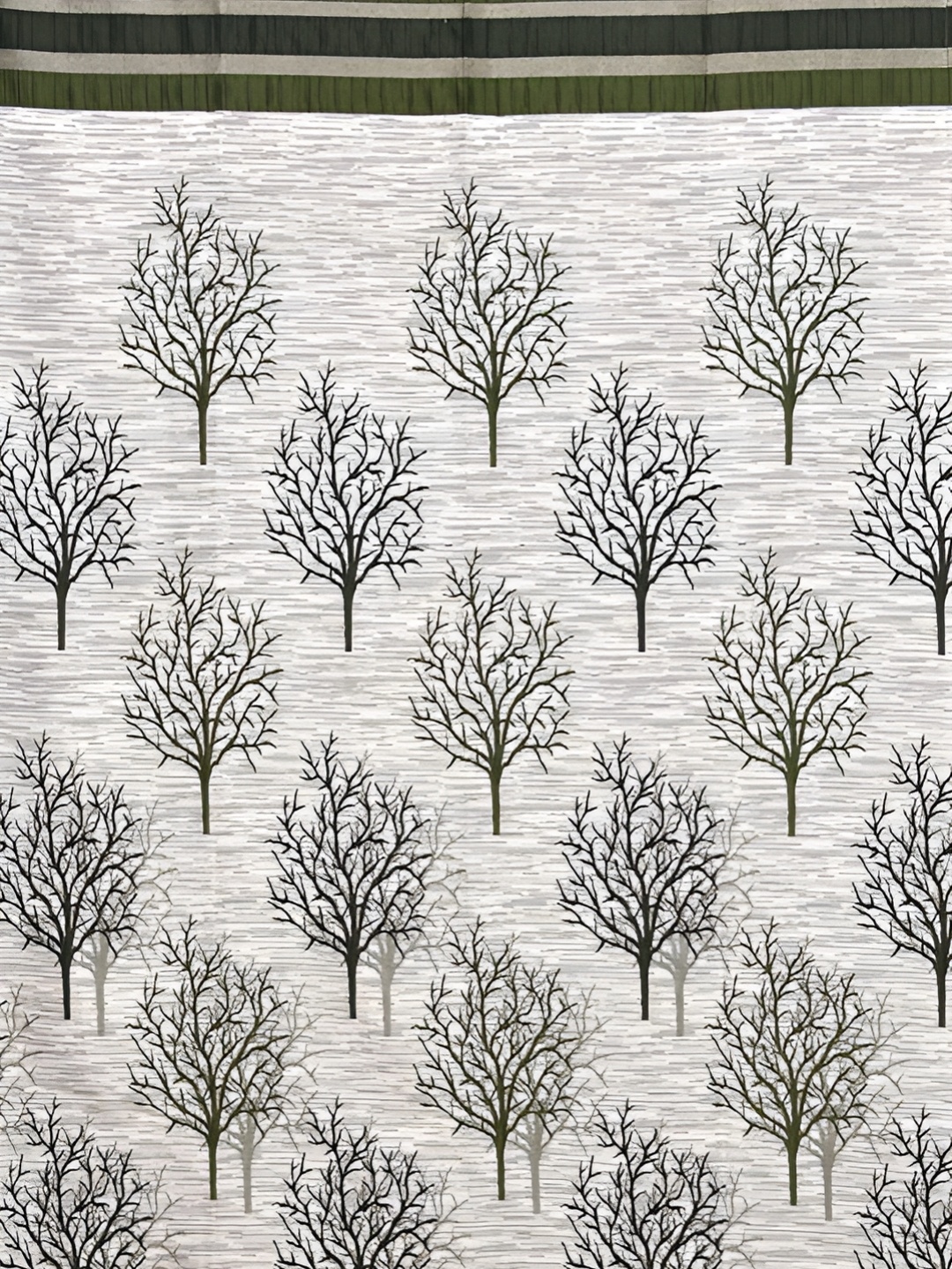 

Galaxy Home Decor Green Floral Room Darkening Window Curtain
