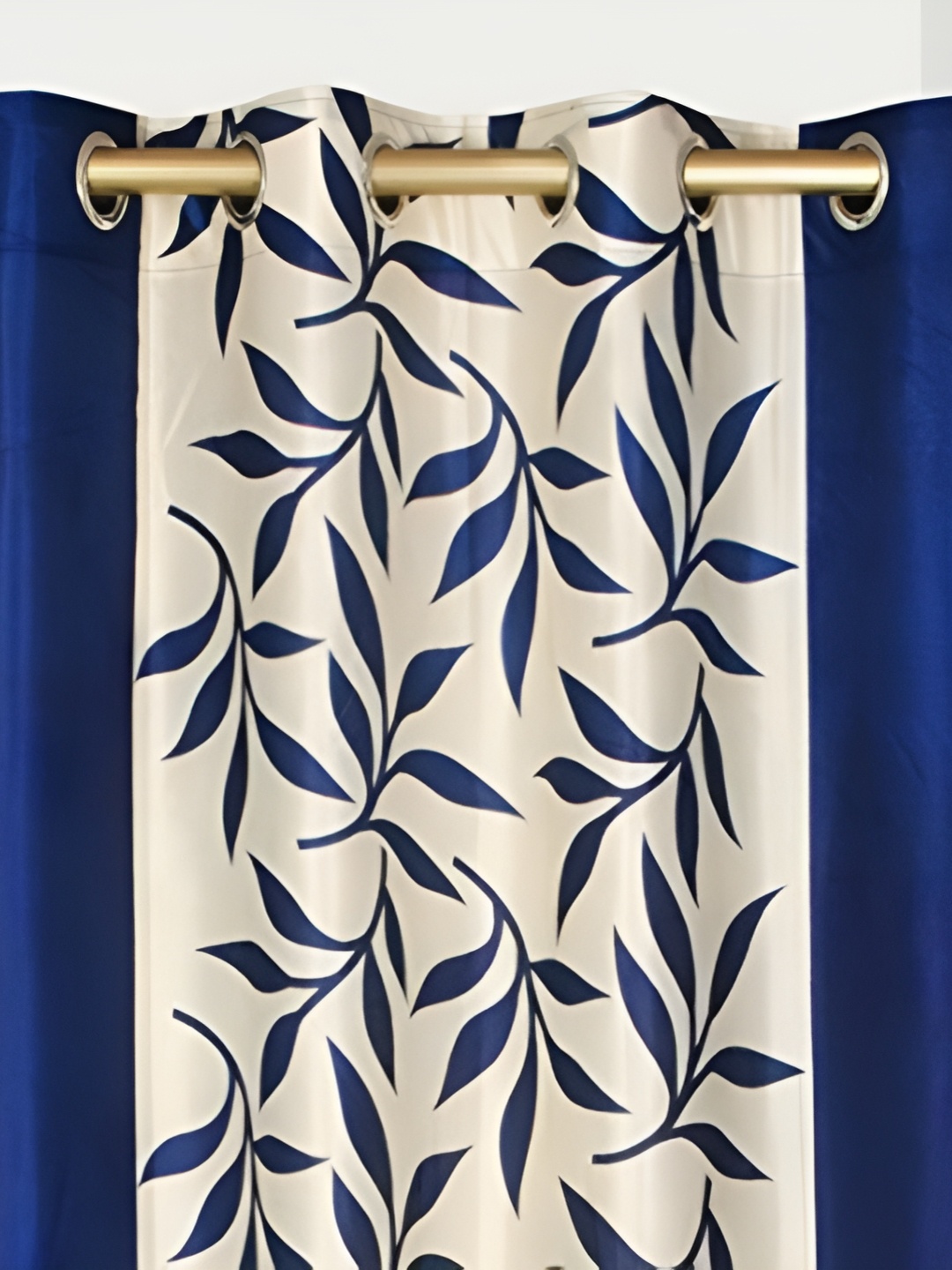 

Galaxy Home Decor Blue Floral Room Darkening Door Curtain