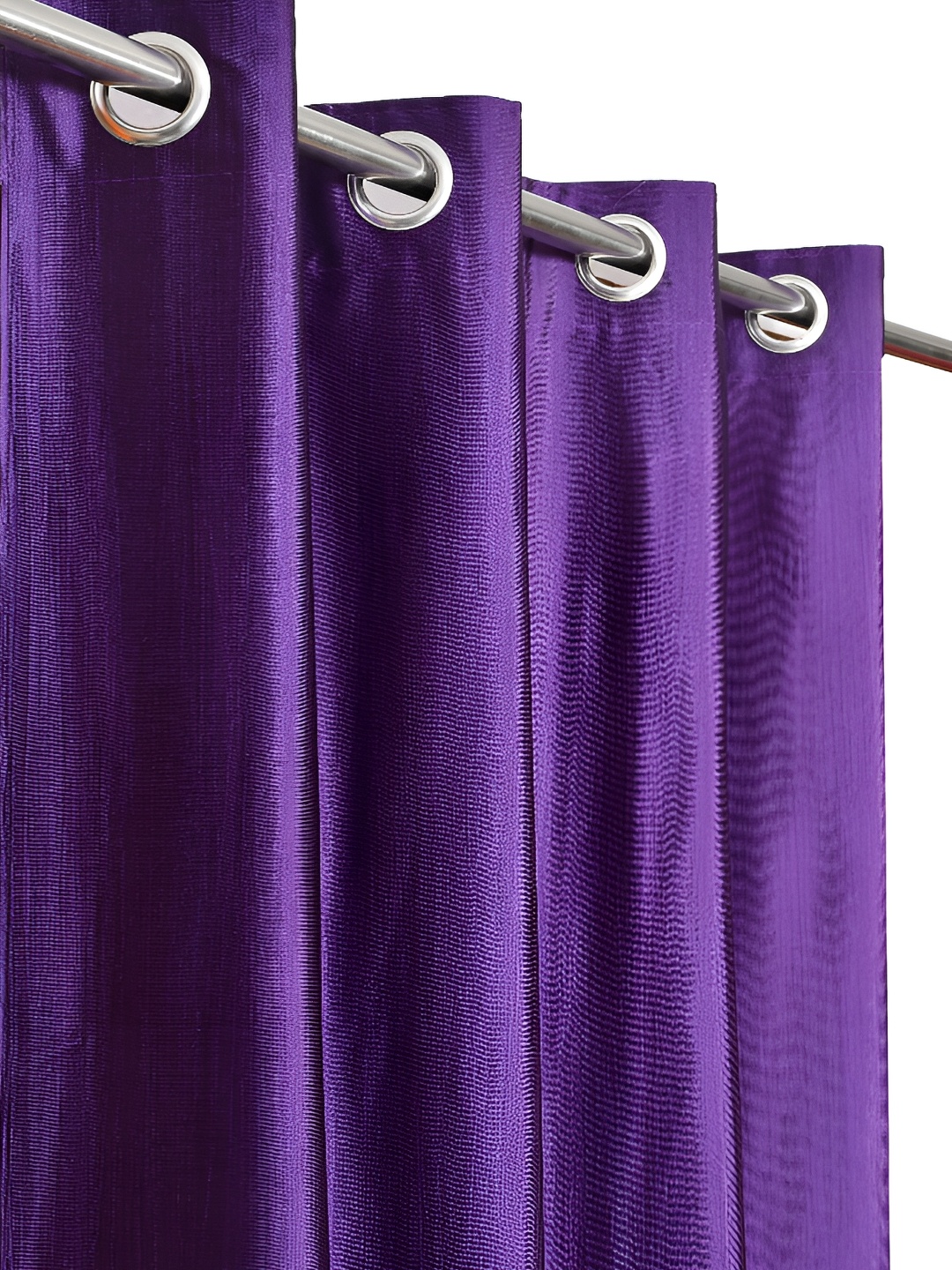 

Galaxy Home Decor Purple Set of 3 Floral Room Darkening Window Curtain