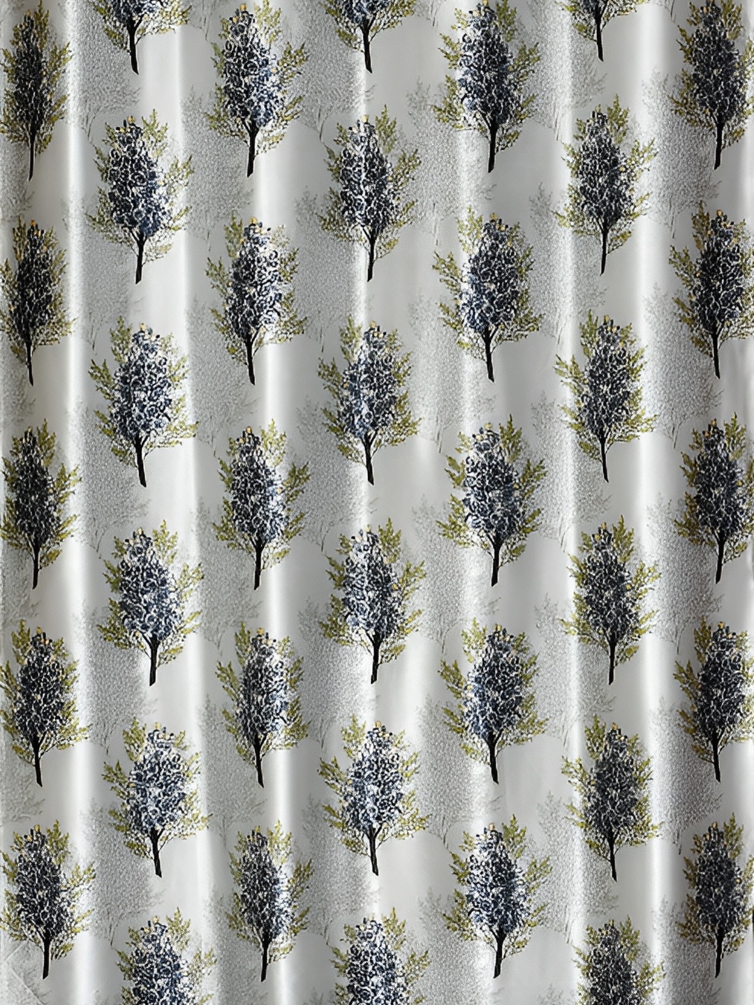 

Galaxy Home Decor Grey Floral Room Darkening Window Curtain