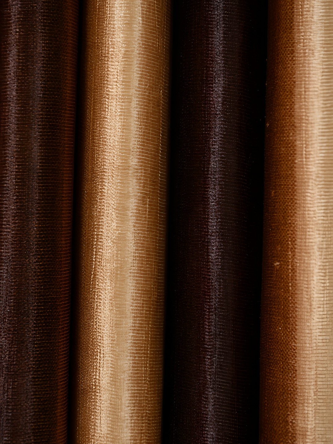 

Galaxy Home Decor Brown Set of 2 Floral Room Darkening Long Door Curtain