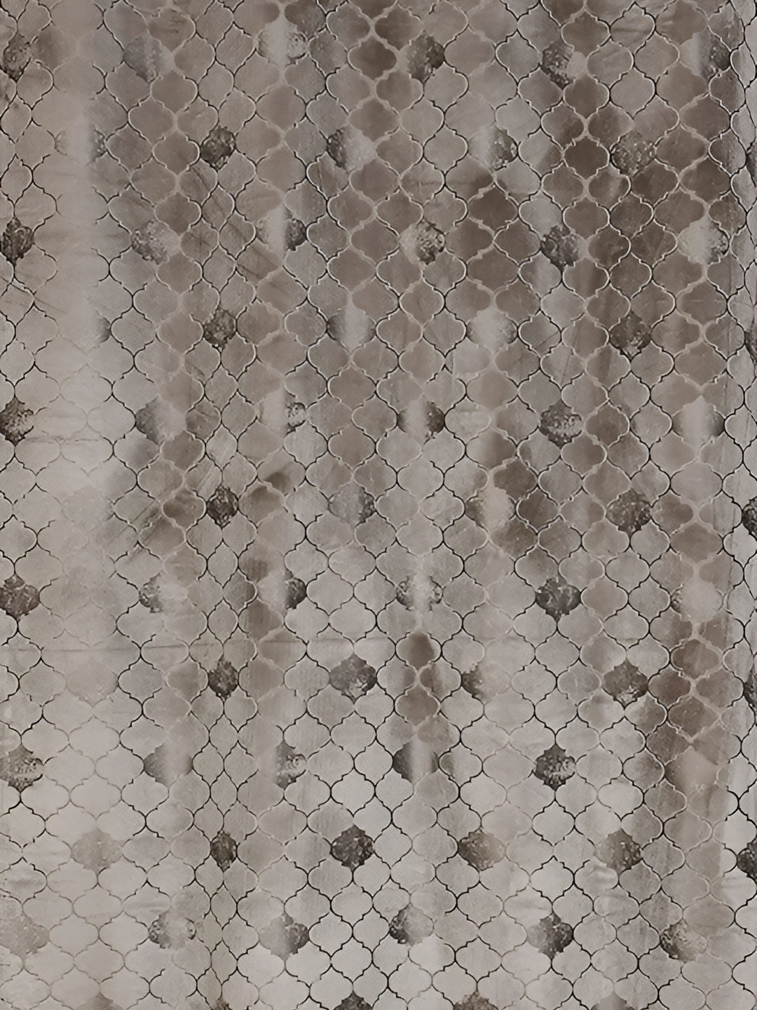 

Galaxy Home Decor Grey Floral Room Darkening Window Curtain