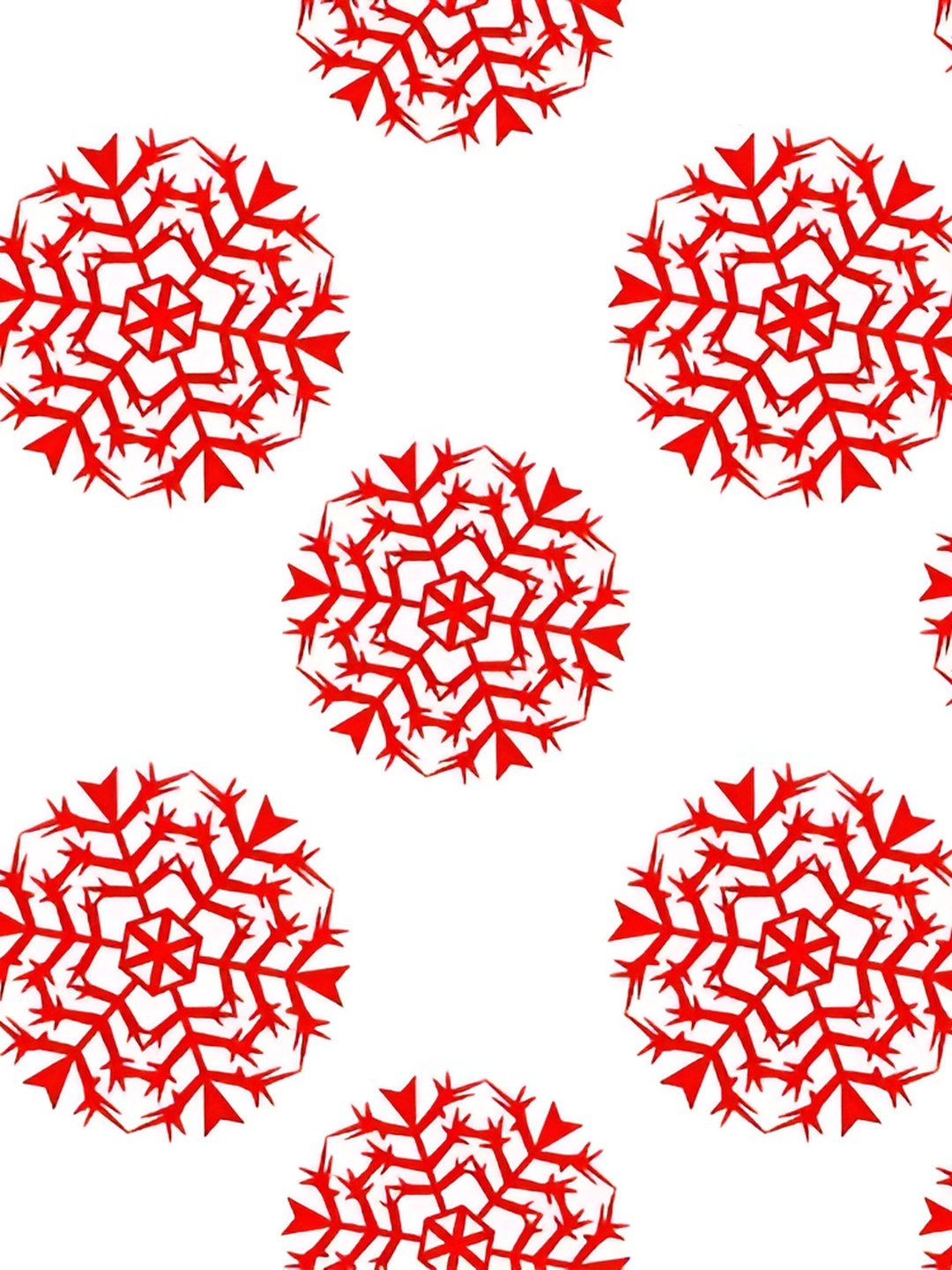 

British Terminal White & Red Abstract Printed Wallpaper