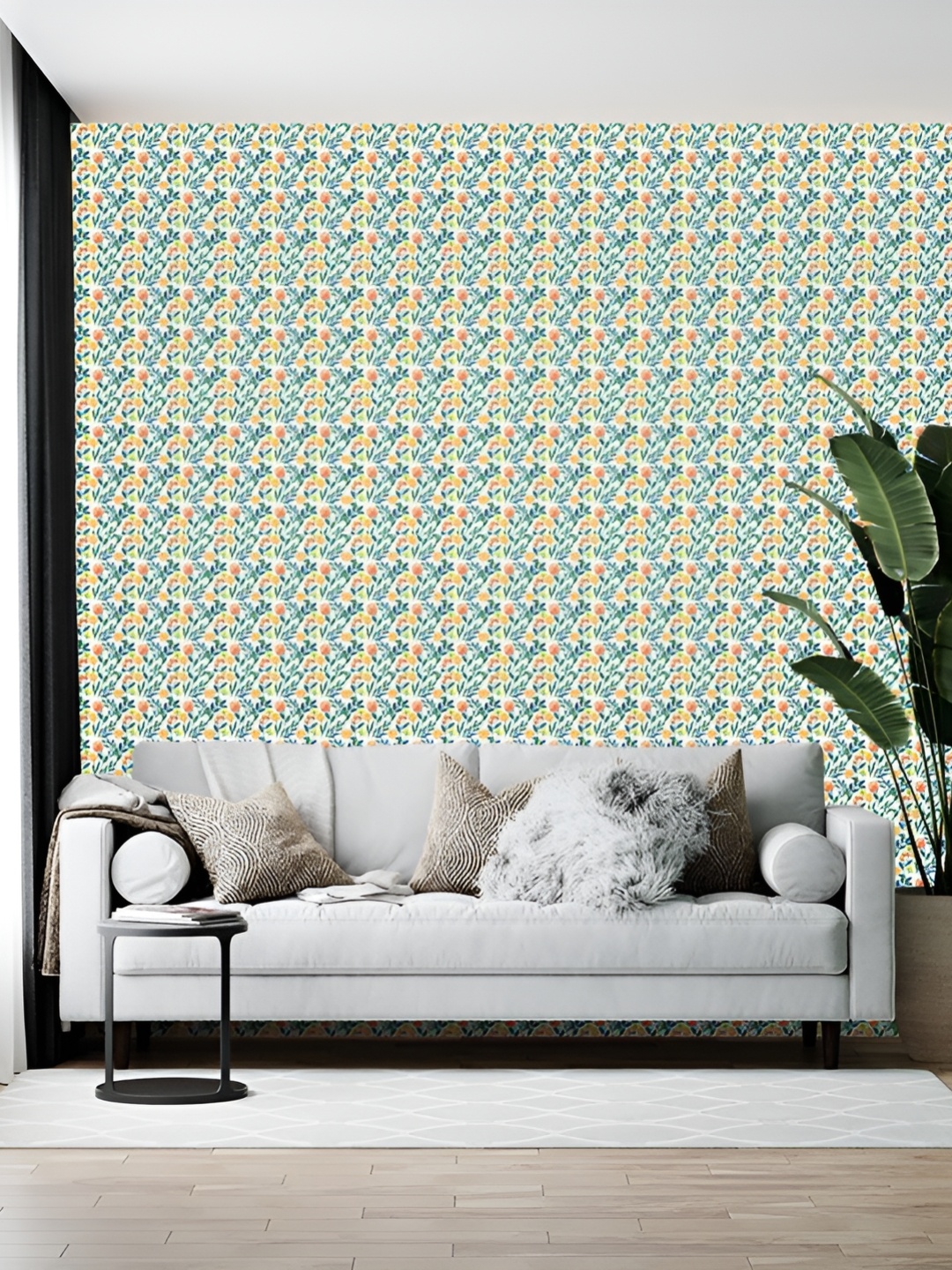 

British Terminal Green & Yellow Printed Self-Adhesive Wall Sticker