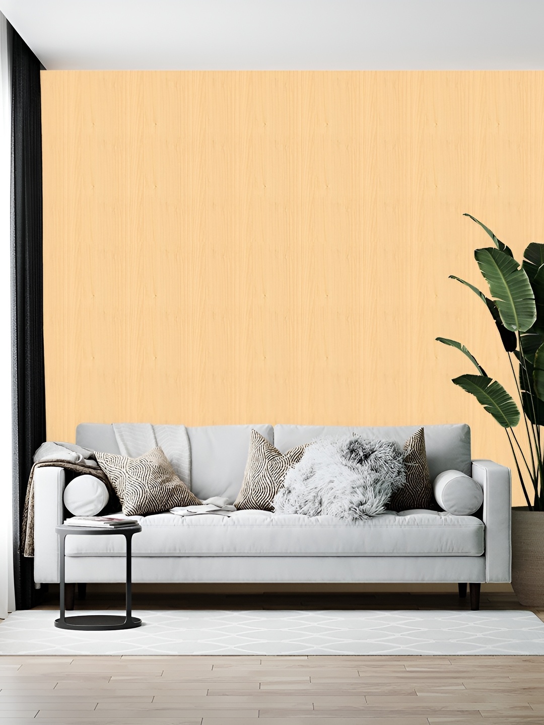 

British Terminal Yellow Self-Adhesive Wallpaper