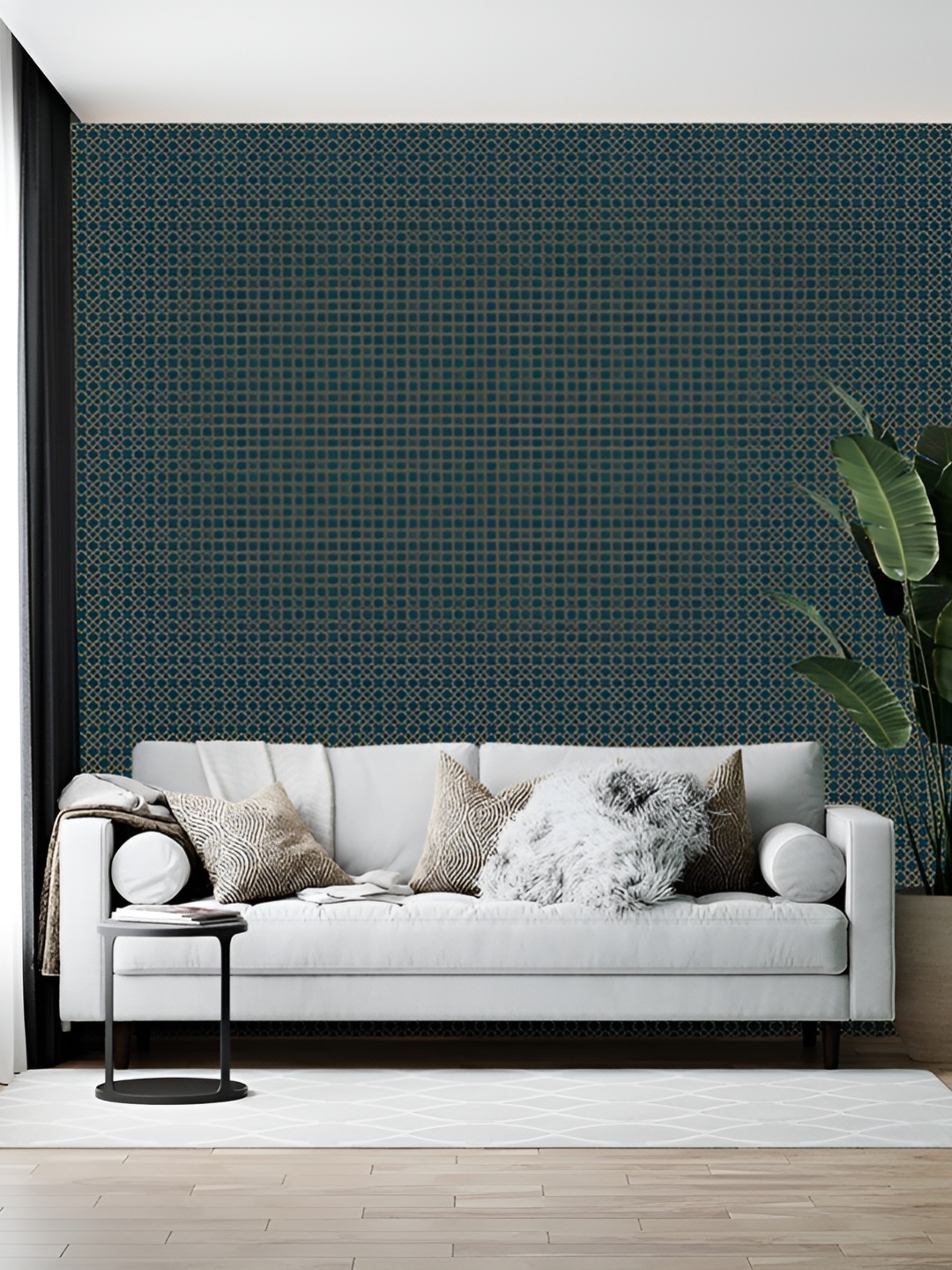 

British Terminal Grey Abstract Printed Wall Paper