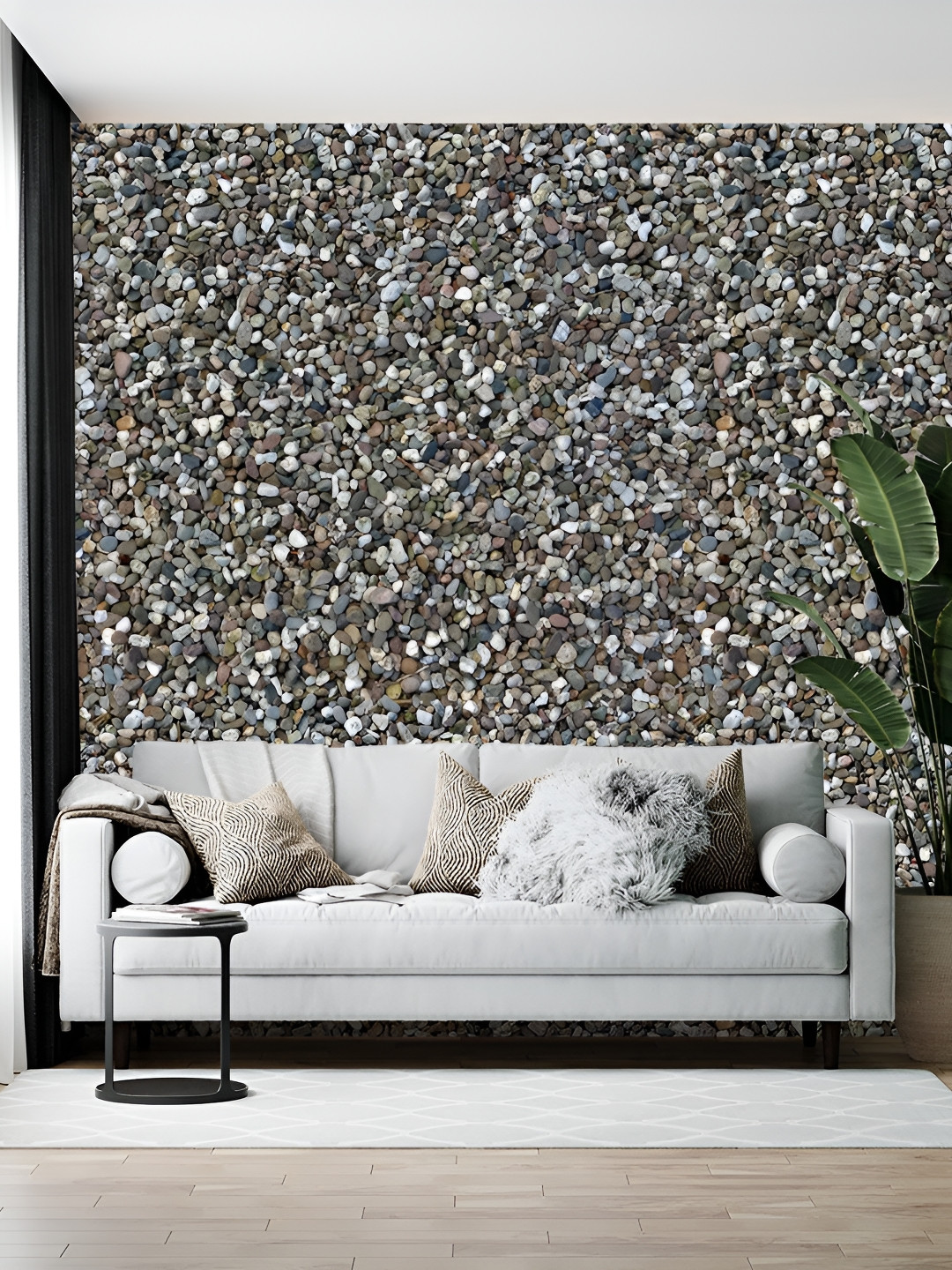 

British Terminal Grey Printed Self-Adhesive Wallpaper