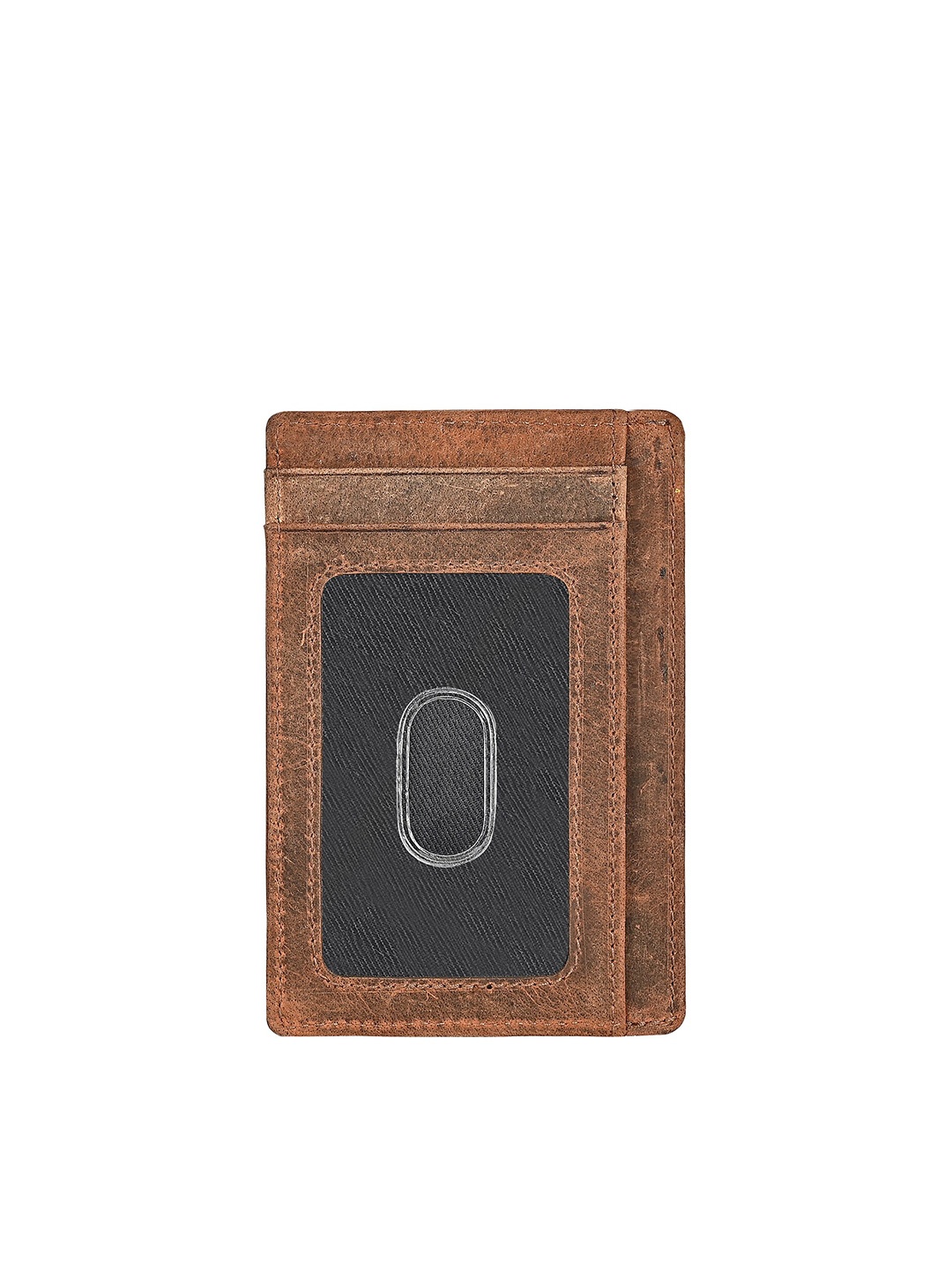 

Eske Textured Leather RFID Card Holder, Brown