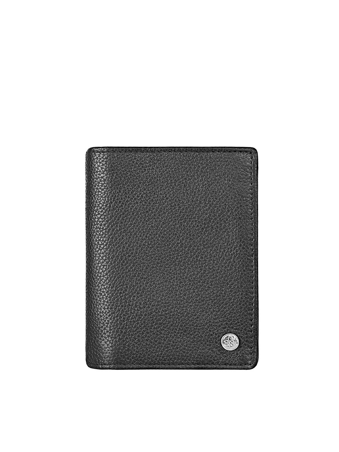 

Eske Men Craig Textured Leather Two Fold Wallet, Black