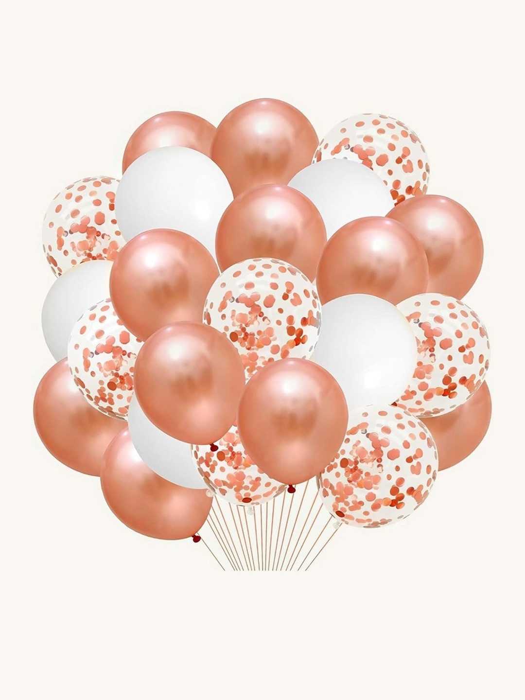

Special You Rose Gold & White 50 Pieces Balloons Festive Decor