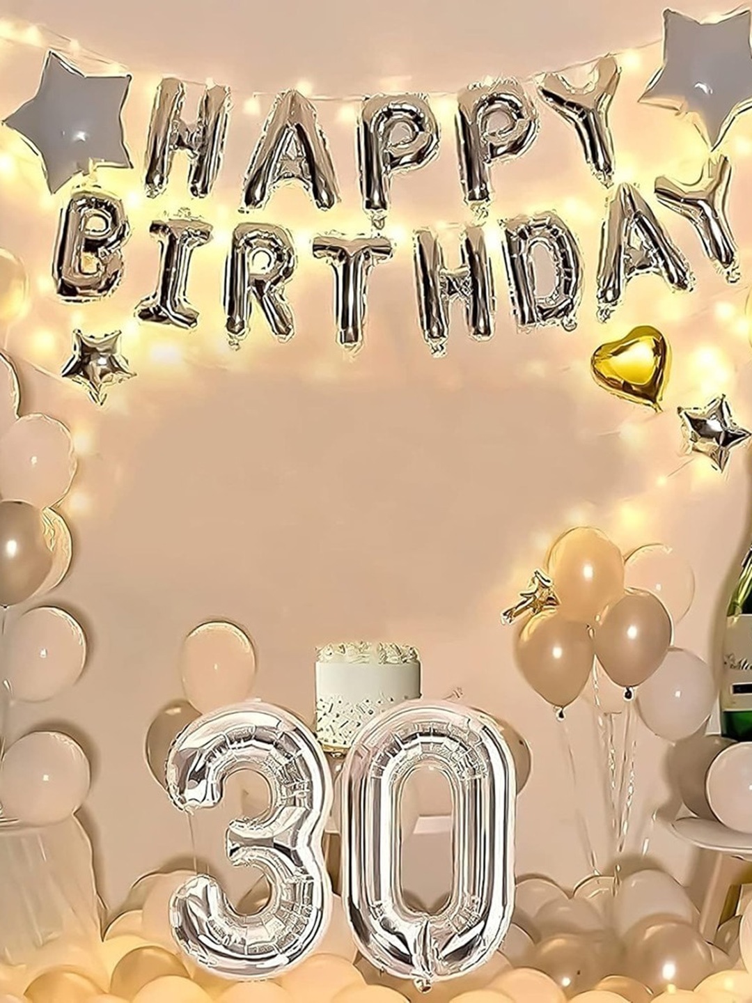 

Special You Grey & White 76-pcs 30th Birthday Decor, Multi