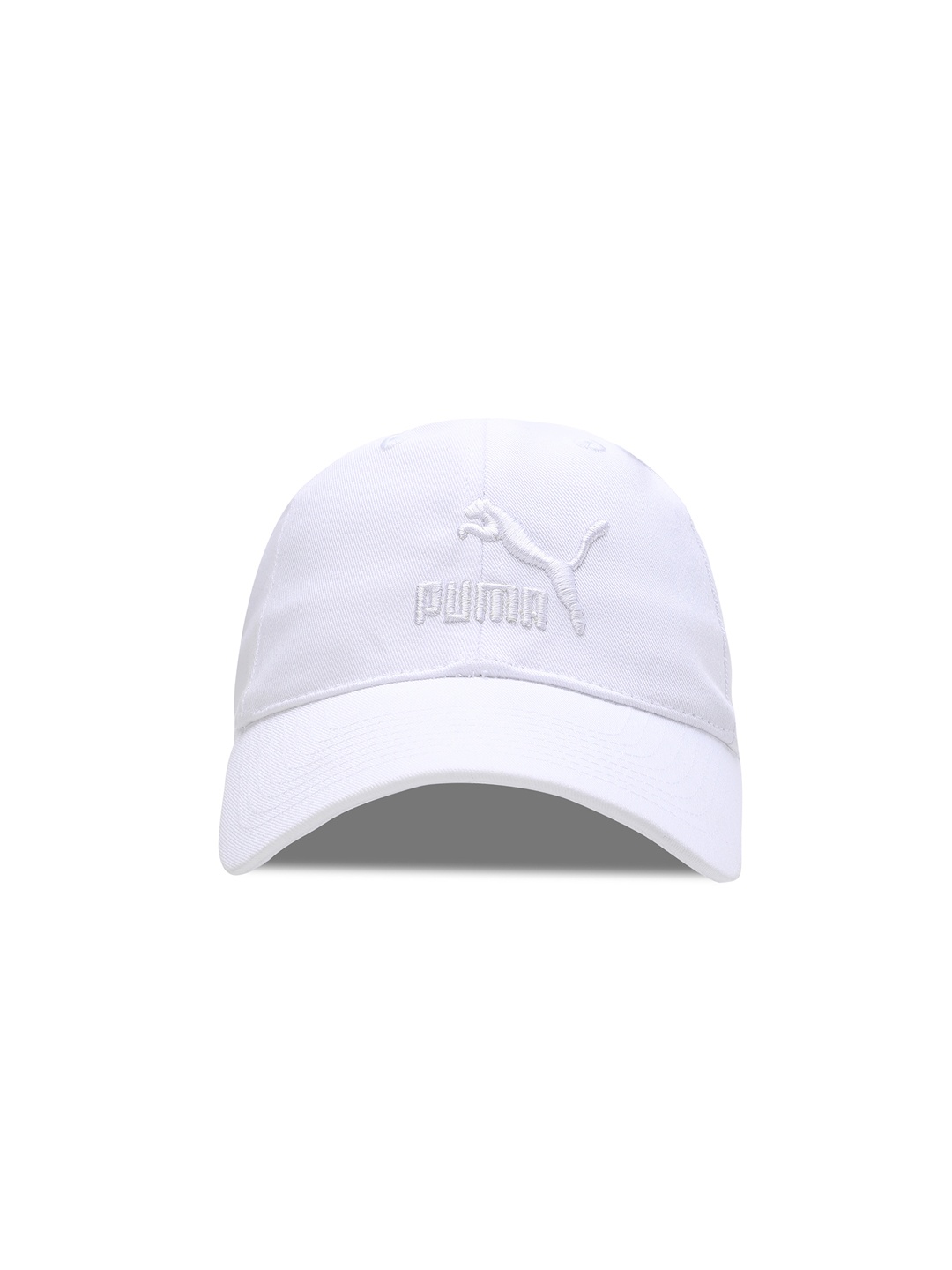 

Puma Unisex Embroidered Archive Logo Baseball Cap, White