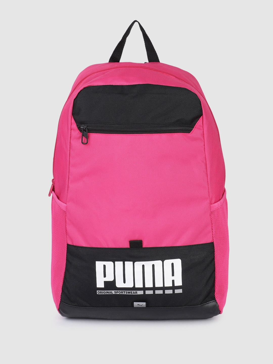 

Puma Unisex Brand Logo Printed Plus Laptop Backpack, Pink