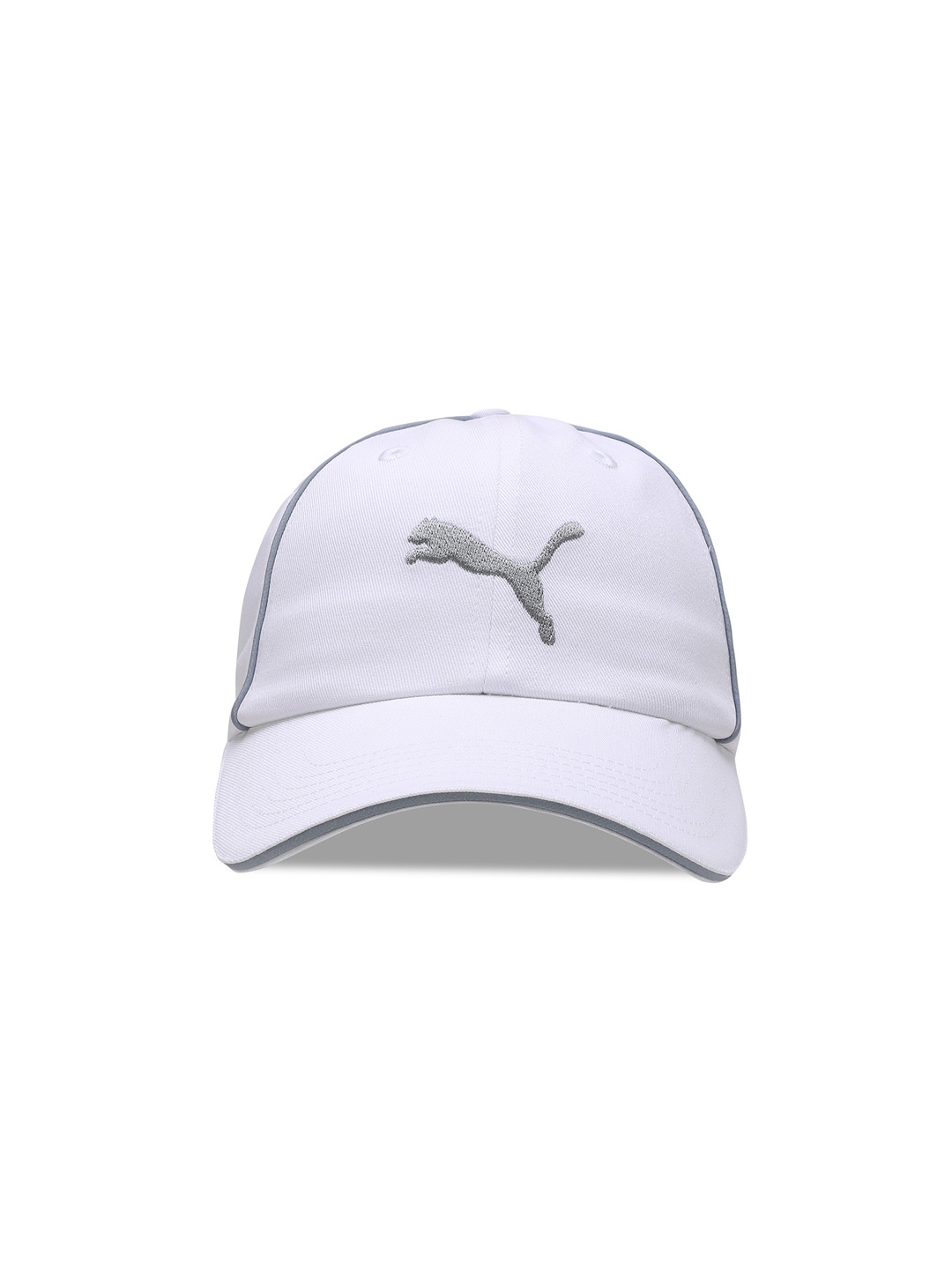 

Puma Unisex Embroidered ESS Cap IV Snapback Cap, White