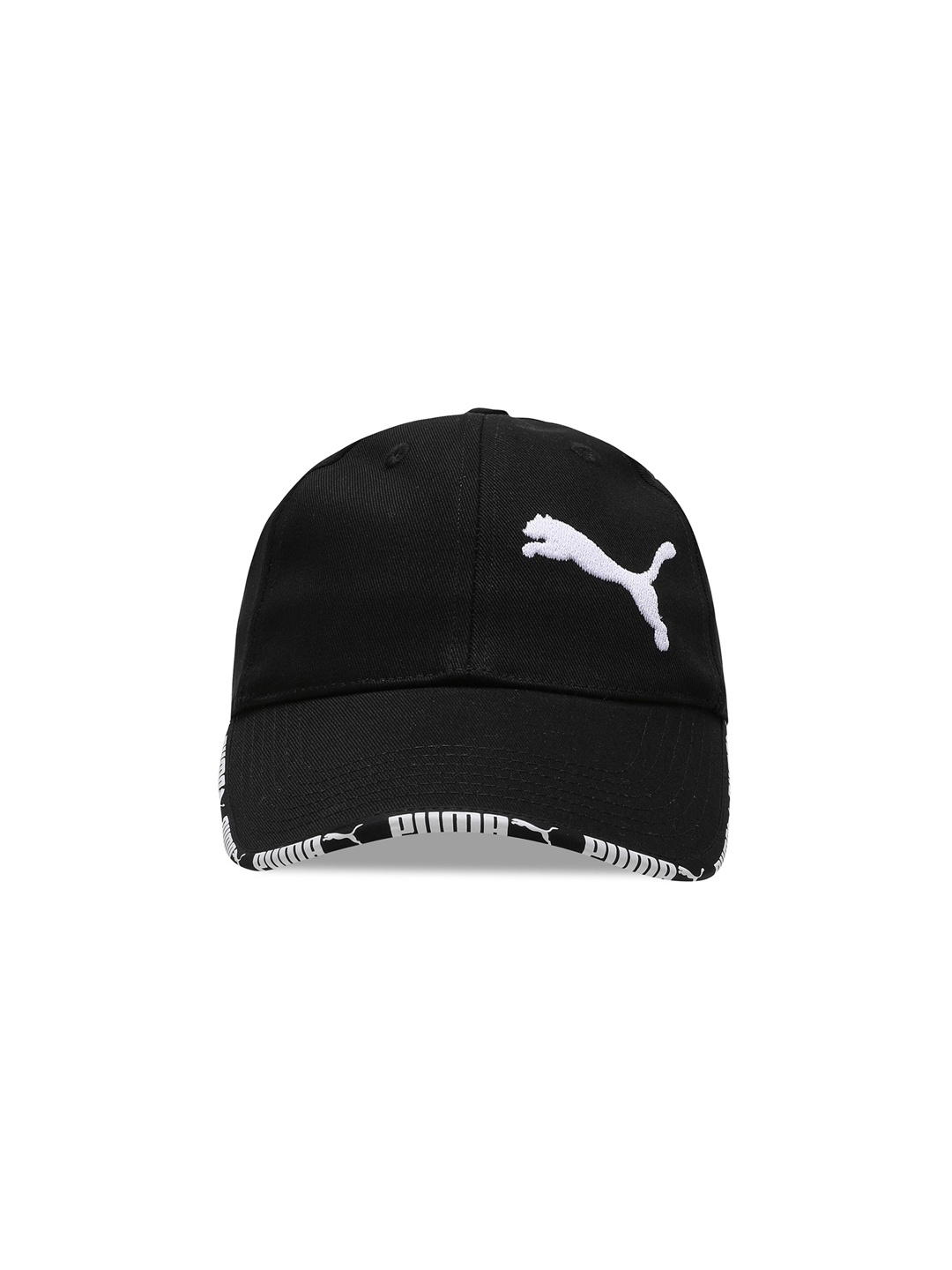 

Puma Unisex Brand Logo Embroidered Pure Cotton Baseball Cap, Black