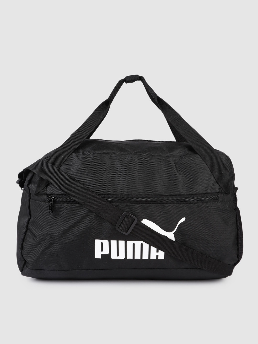 

Puma Unisex Phase Brand Logo Printed Medium Sports Duffel Bag, Black