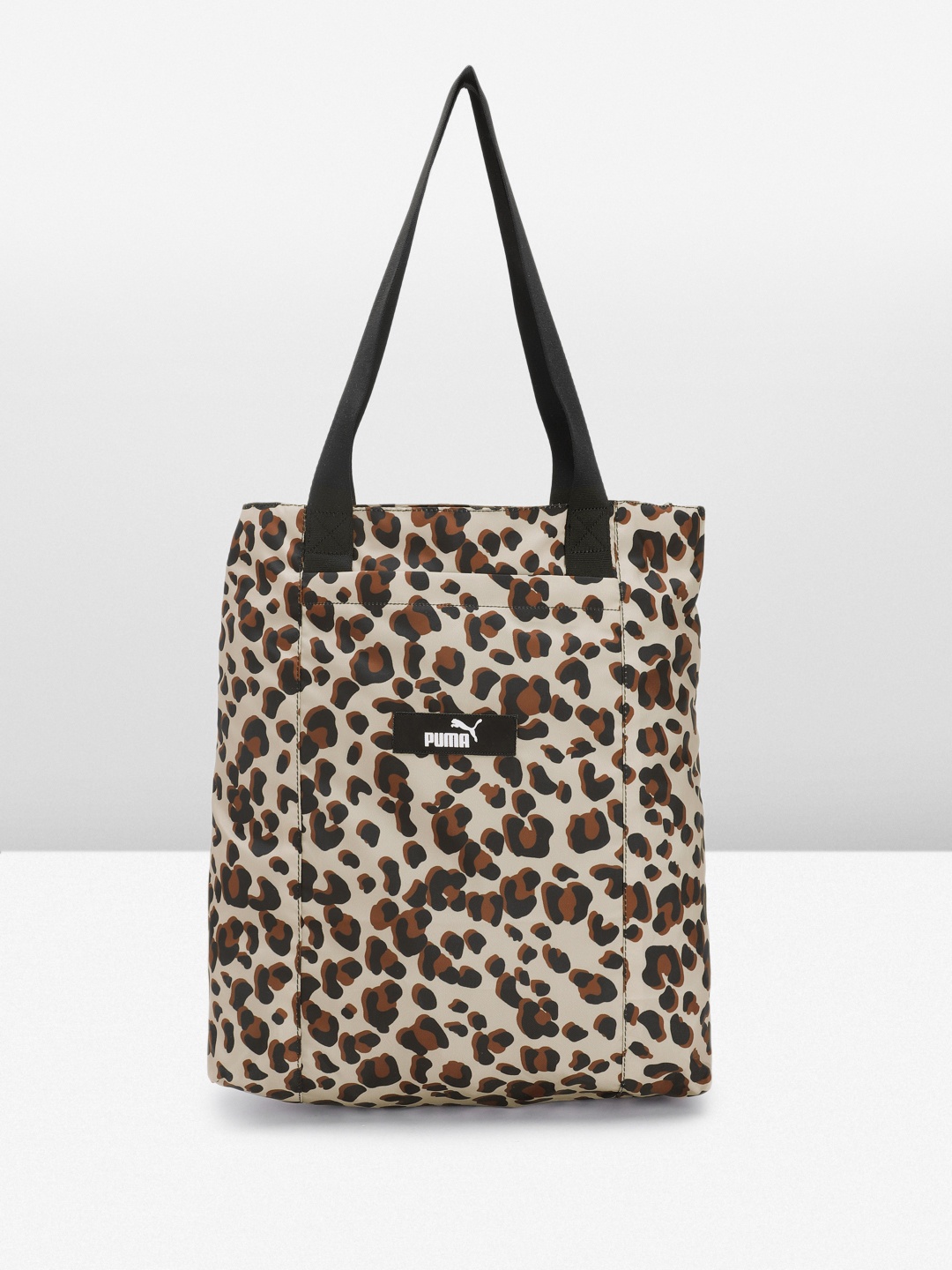 

Puma Printed Core Pop Shopper Tote Bag, Beige