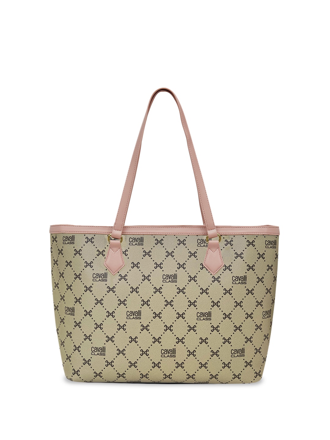 

Cavalli Class Geometric Printed Shopper Shoulder Bag, Pink
