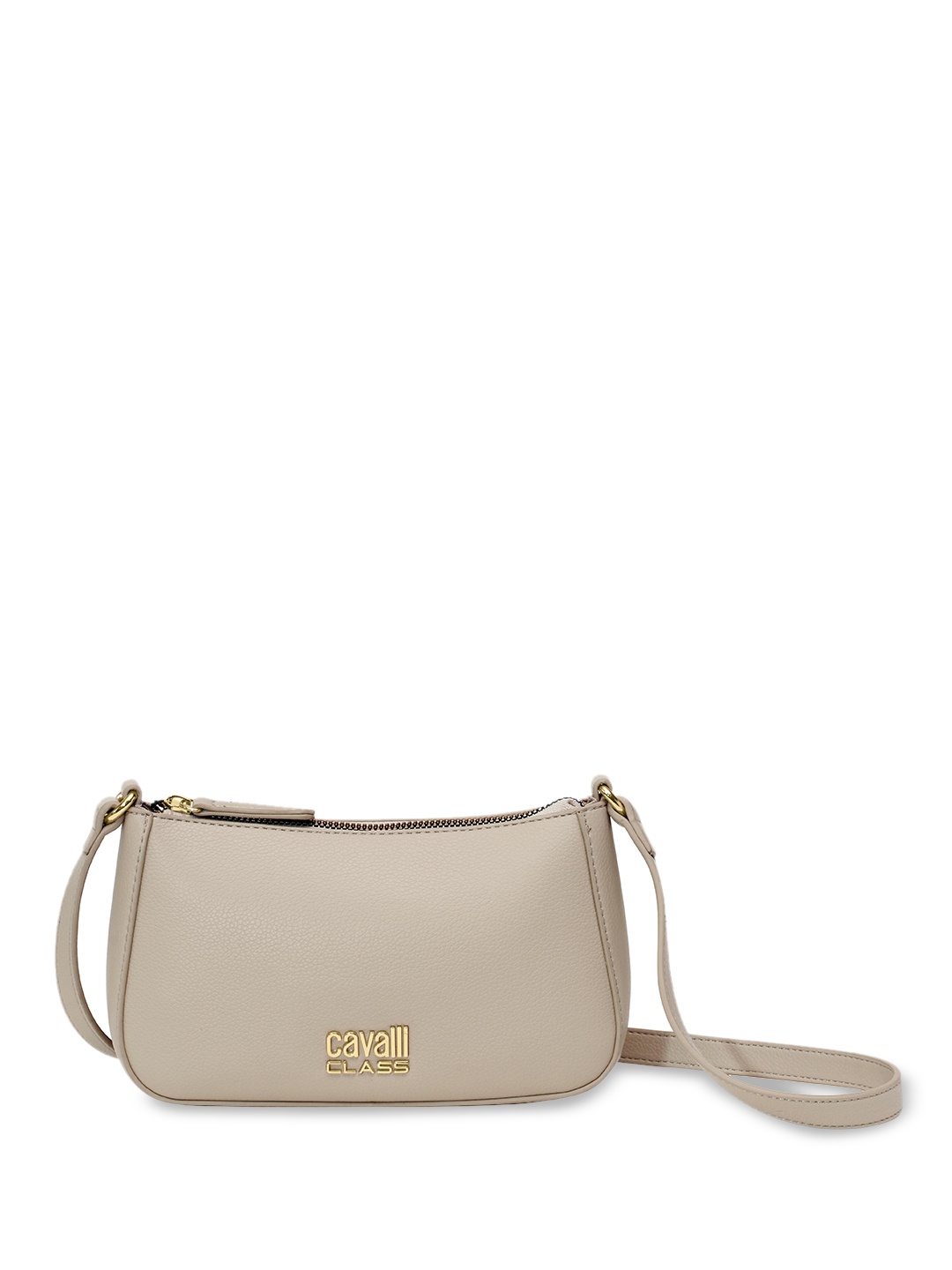 

Cavalli Class Structured Sling Bag, Beige