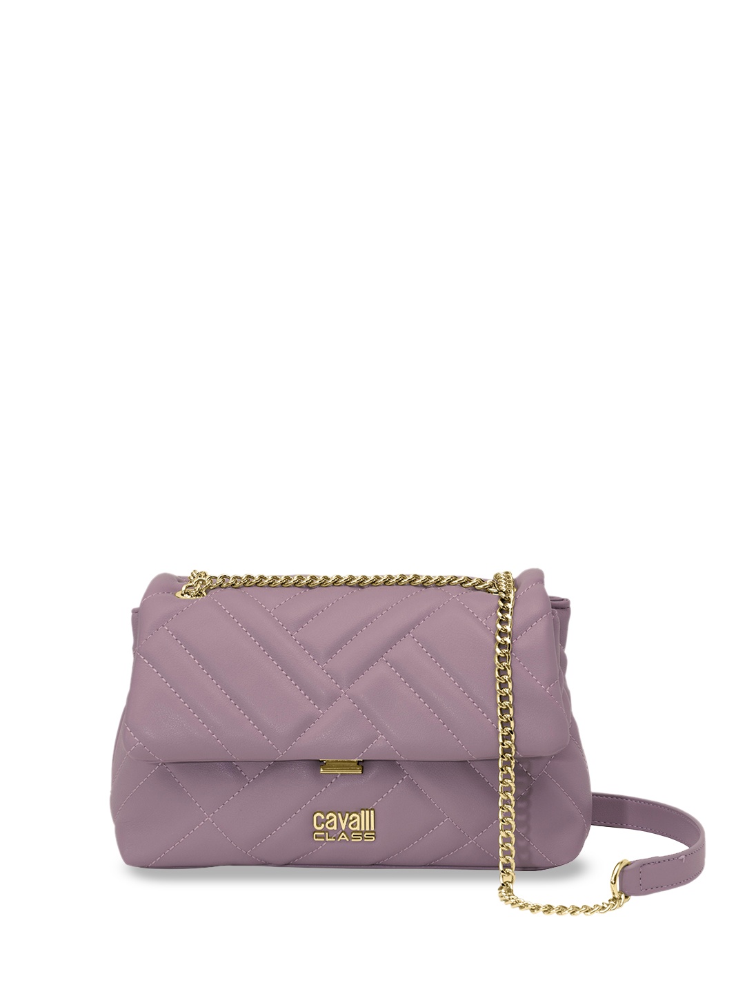 

Cavalli Class Patty Textured Swagger Sling Bag, Lavender